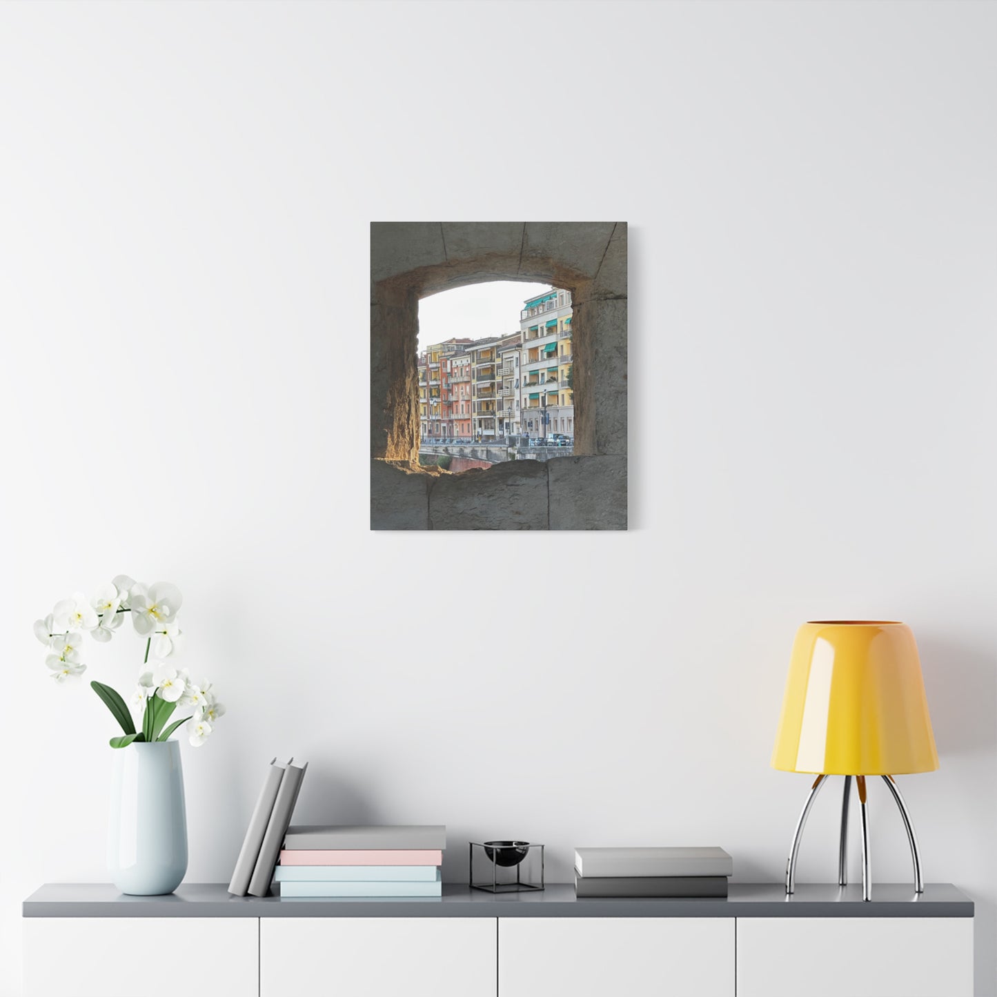 A Window Into Italy - Canvas Print