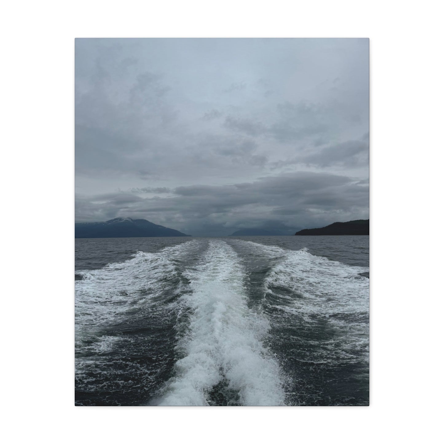 Dark and Wavy - Canvas Print