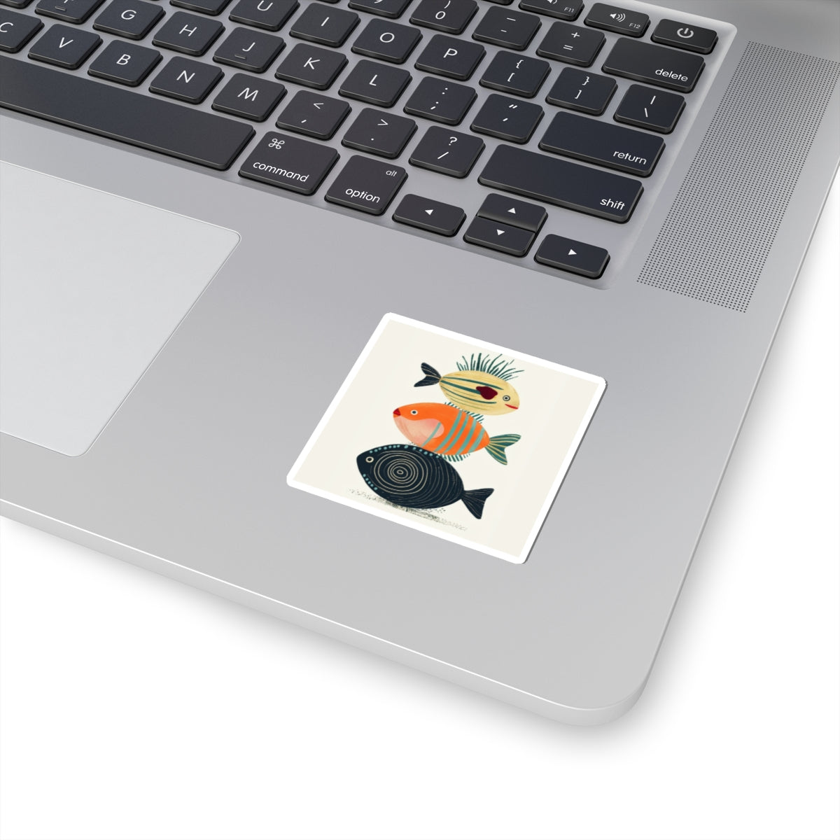 Colorful Fish Art Sticker