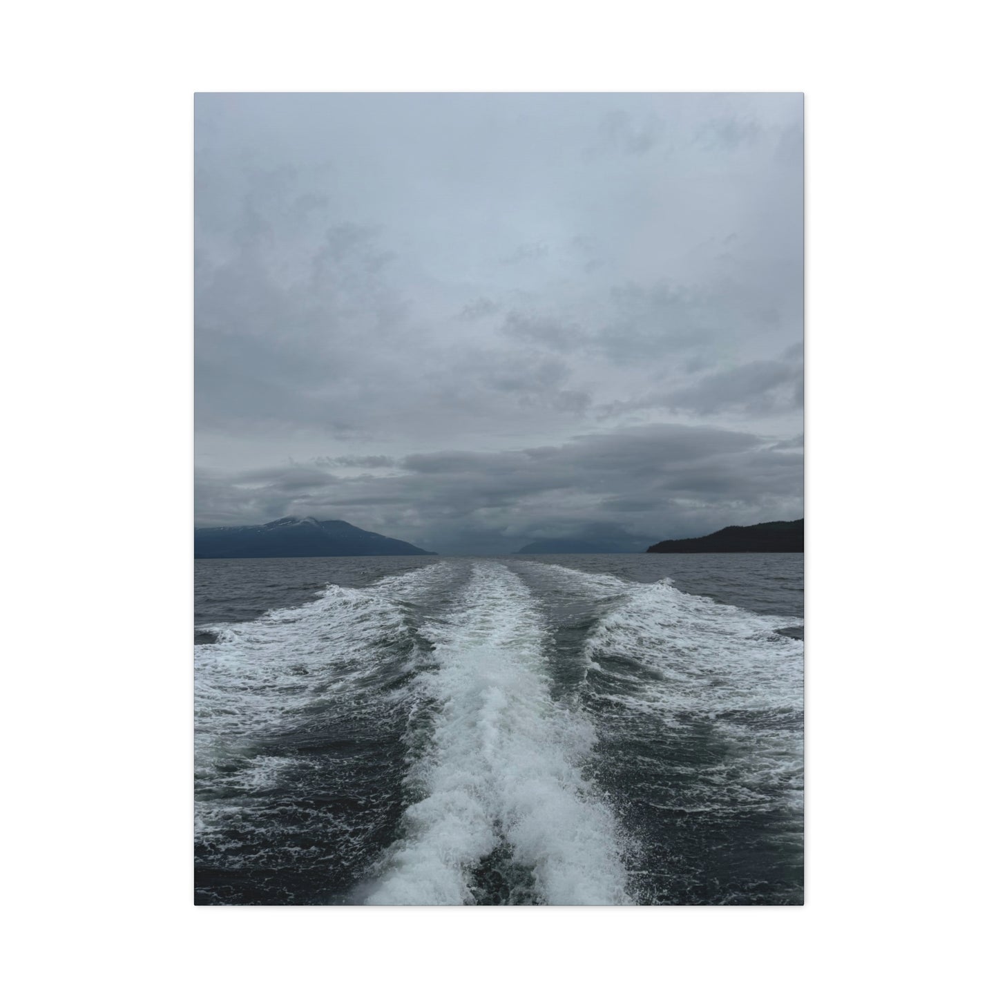Dark and Wavy - Canvas Print