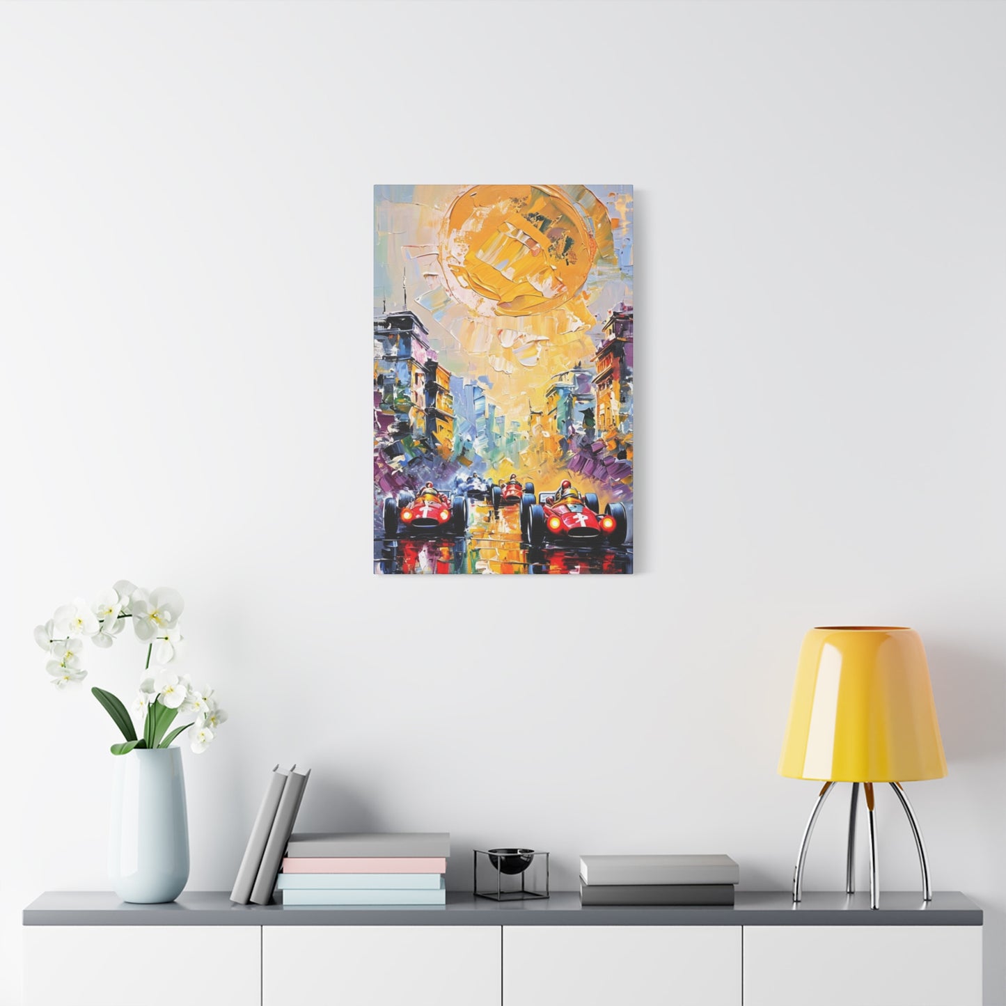 Vintage Formula One Canvas Print
