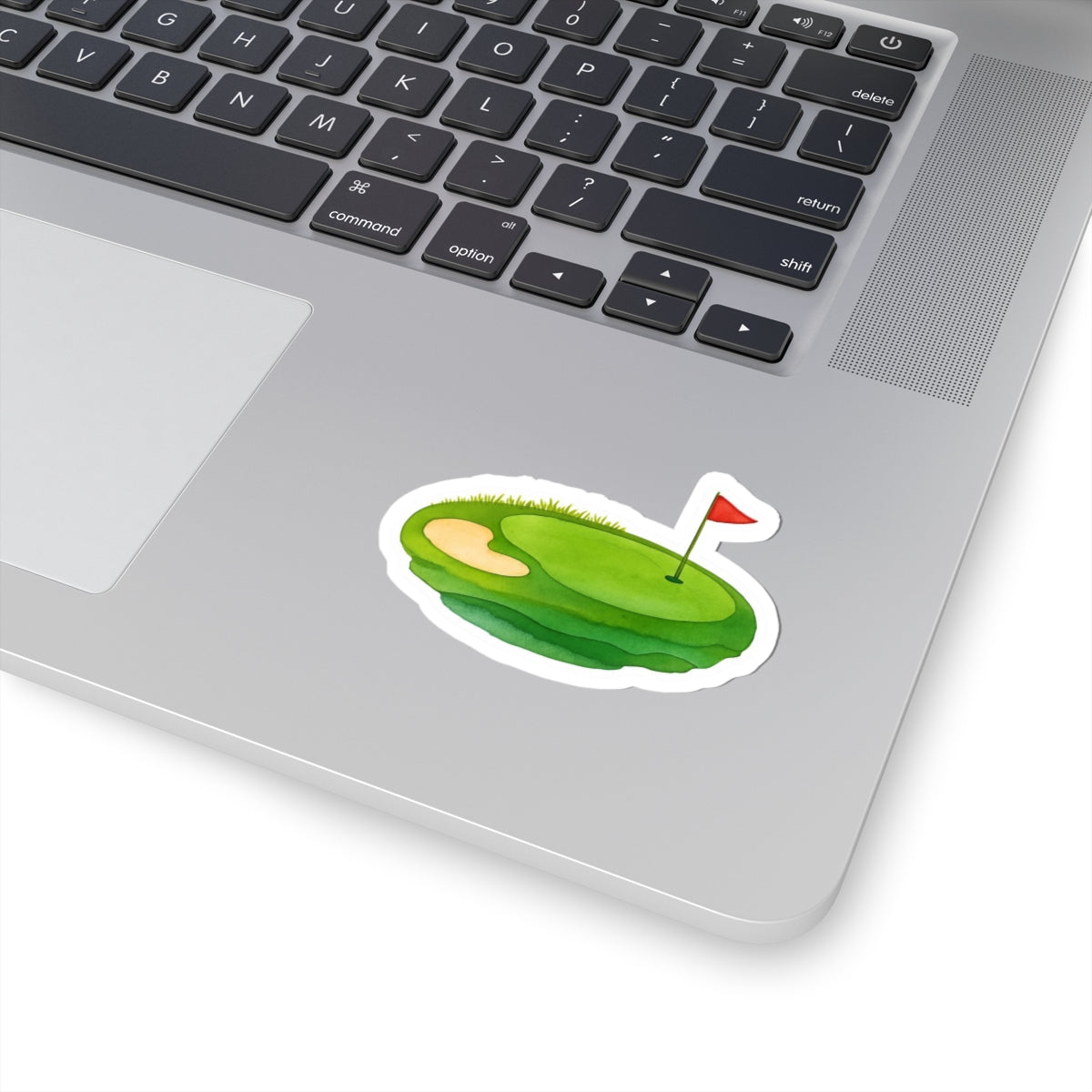 Golf Green Hole-in-One Kiss-Cut Sticker