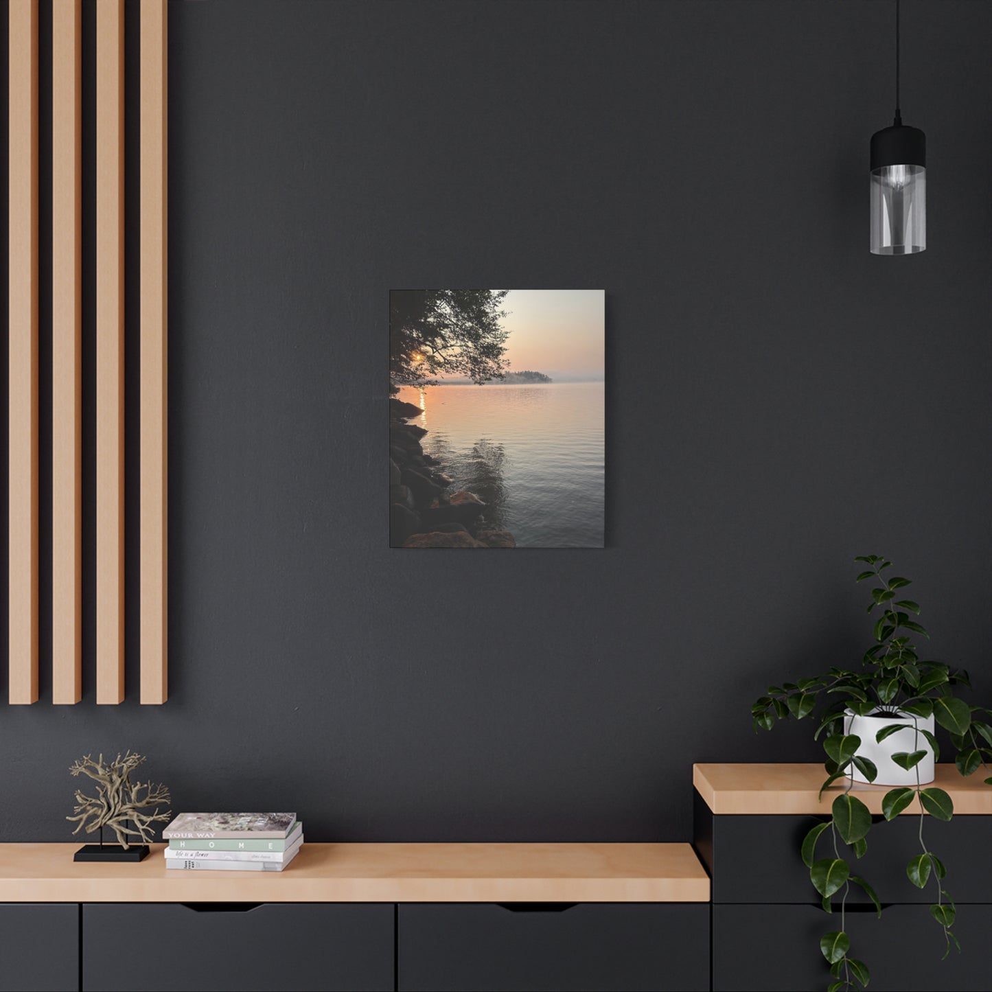 Sunrise on the Lake - Canvas Print