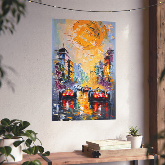 Vintage Formula One Print