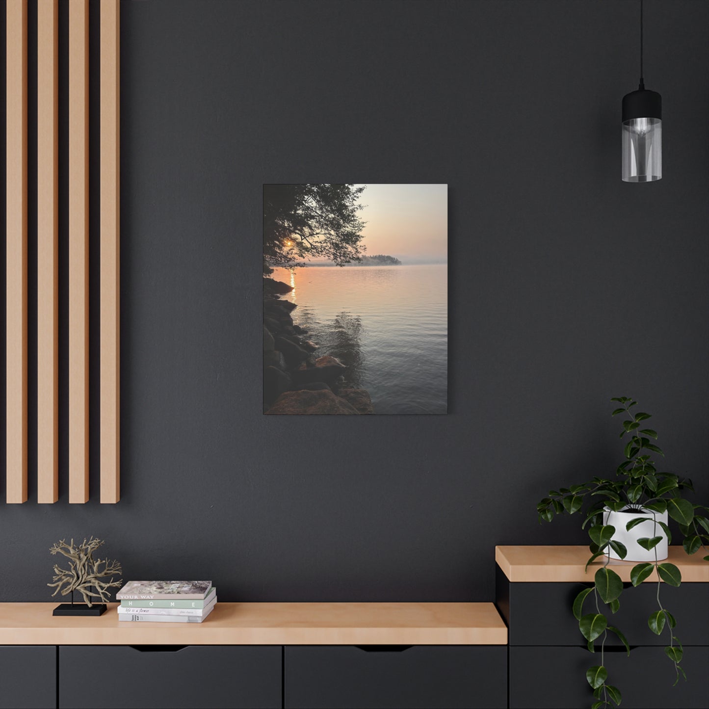 Sunrise on the Lake - Canvas Print