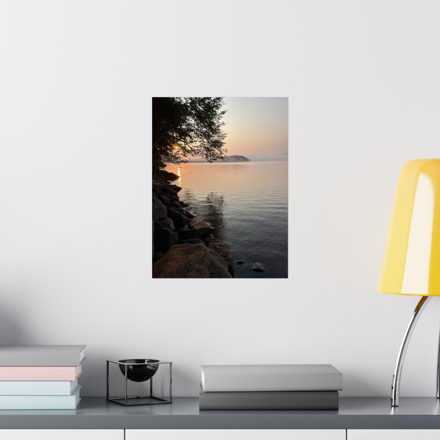Sunrise on the Lake Art Print