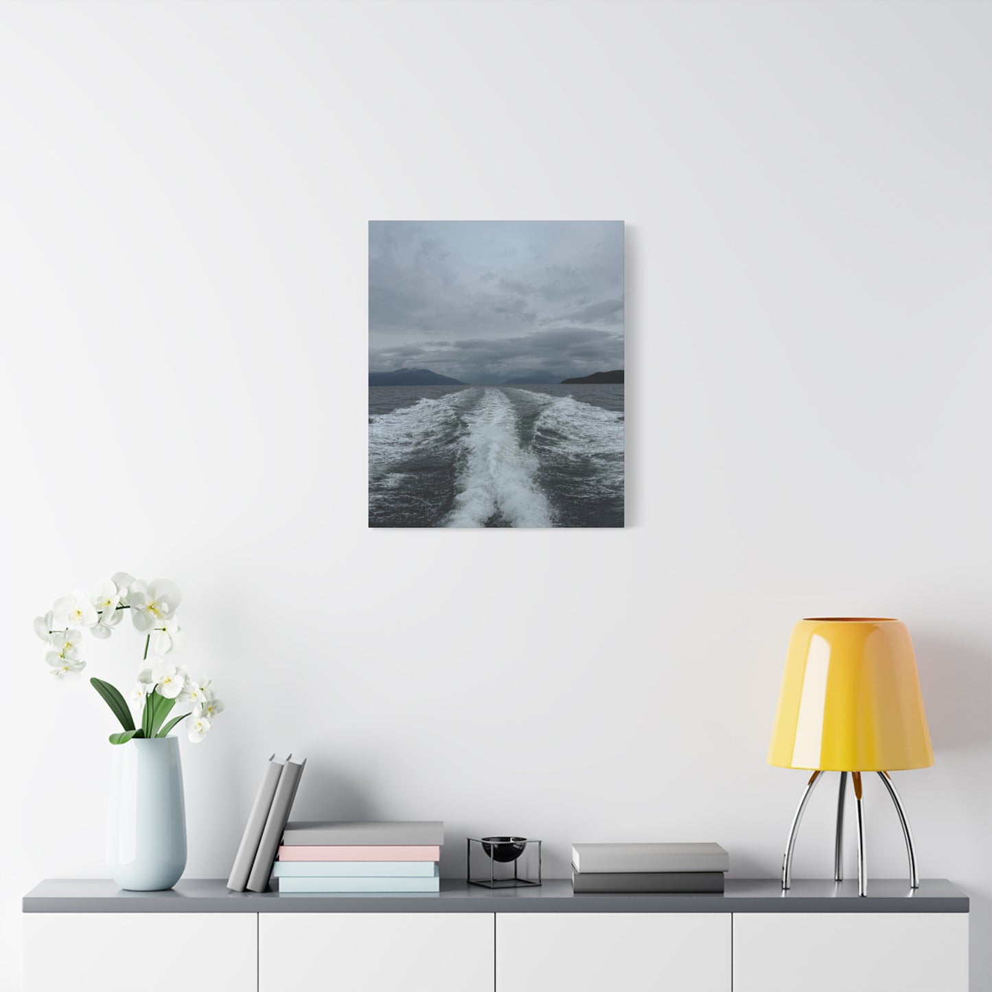 Dark and Wavy - Canvas Print