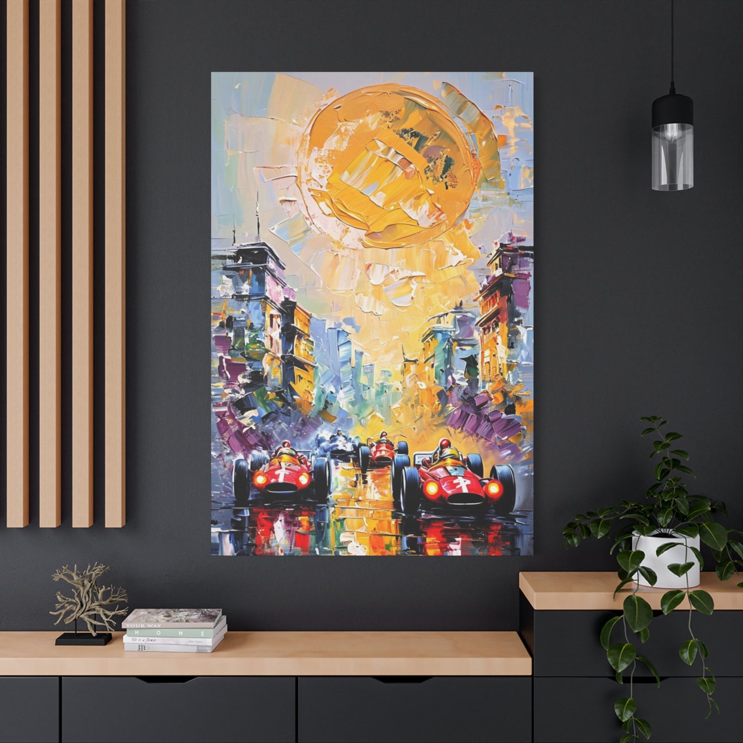 Vintage Formula One Canvas Print