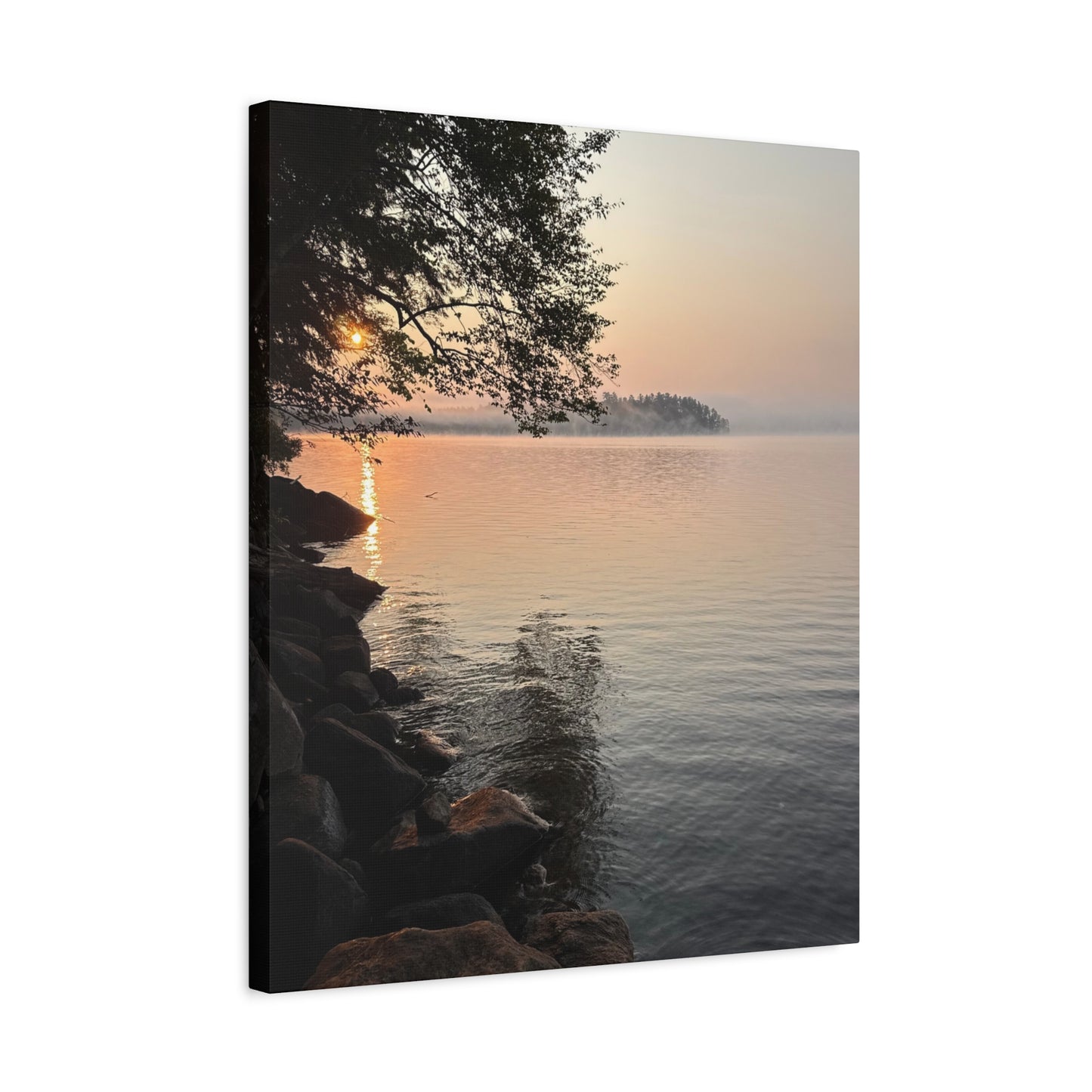 Sunrise on the Lake - Canvas Print