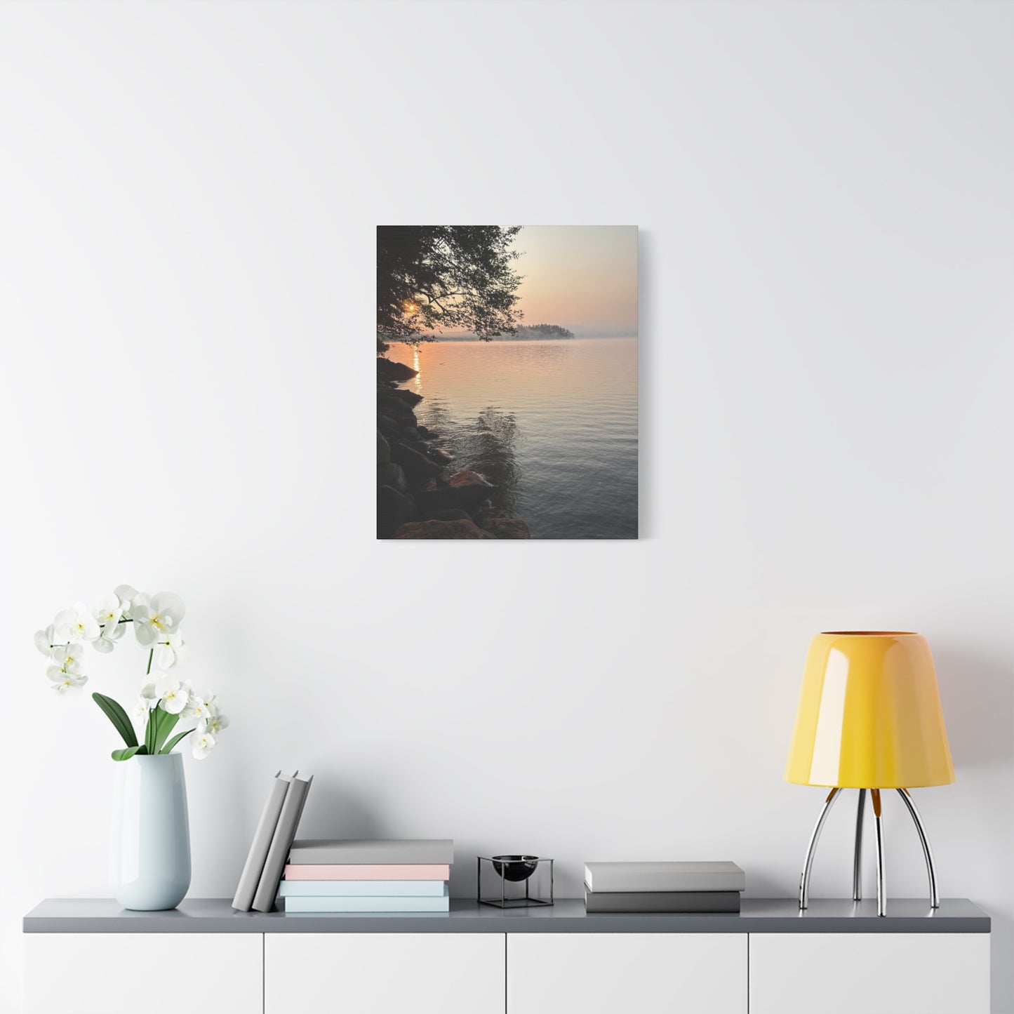 Sunrise on the Lake - Canvas Print