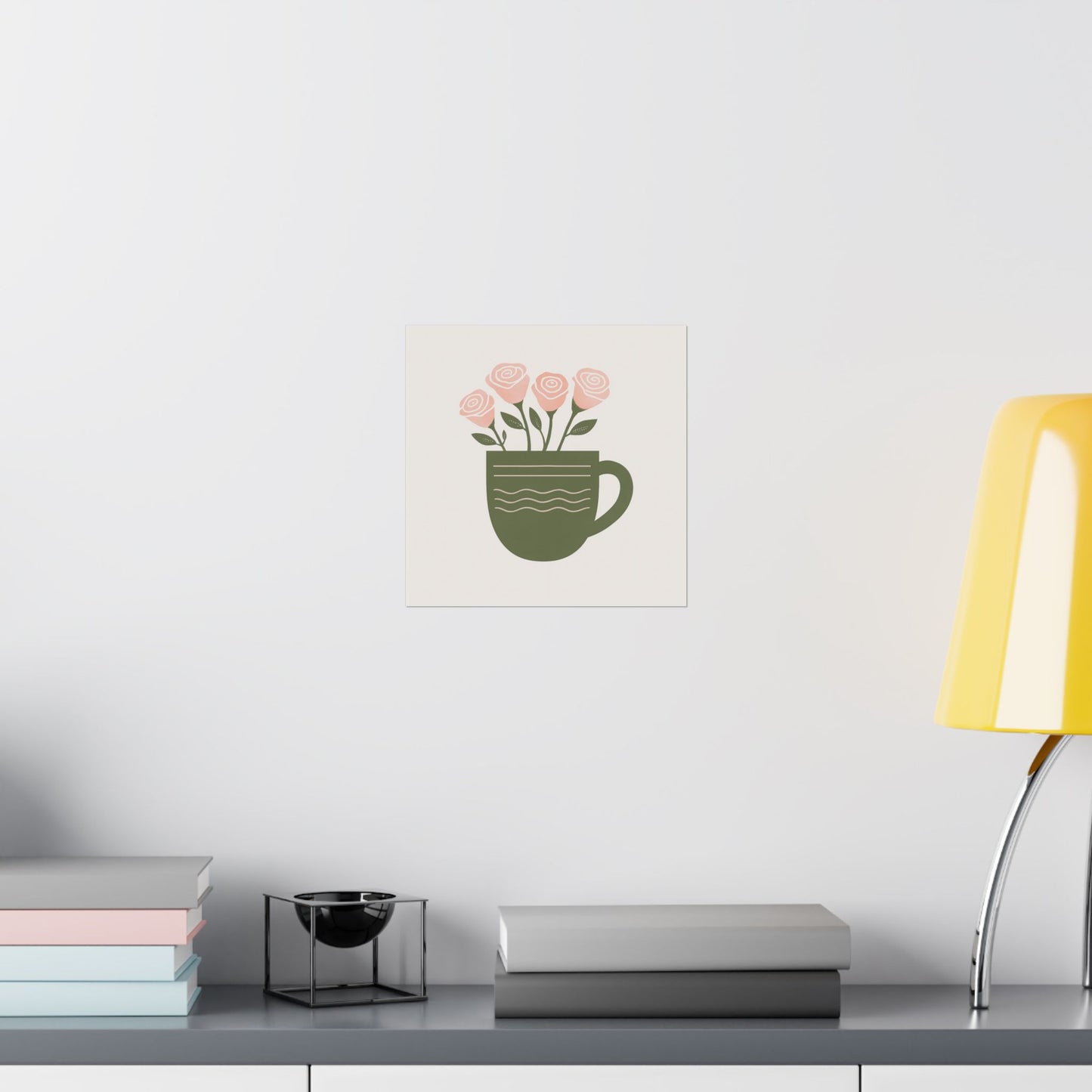 Flowers in Mug Art Print