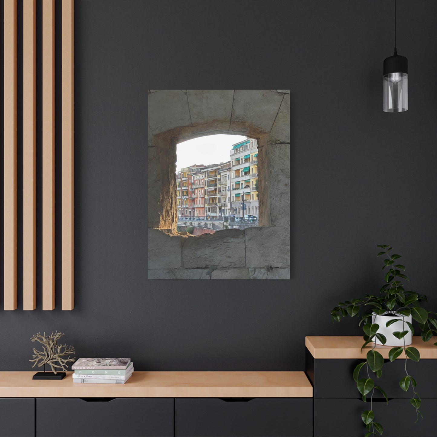 A Window Into Italy - Canvas Print