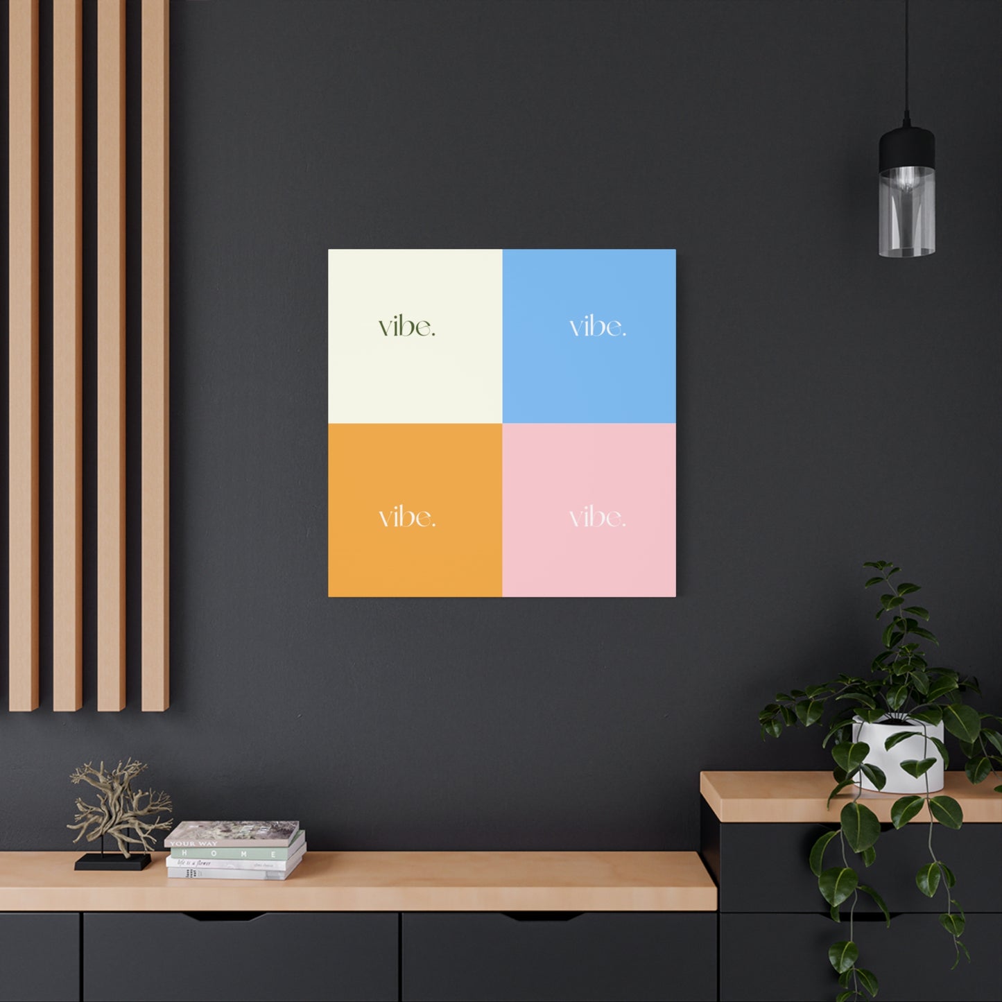 Vibe. Art Canvas Print