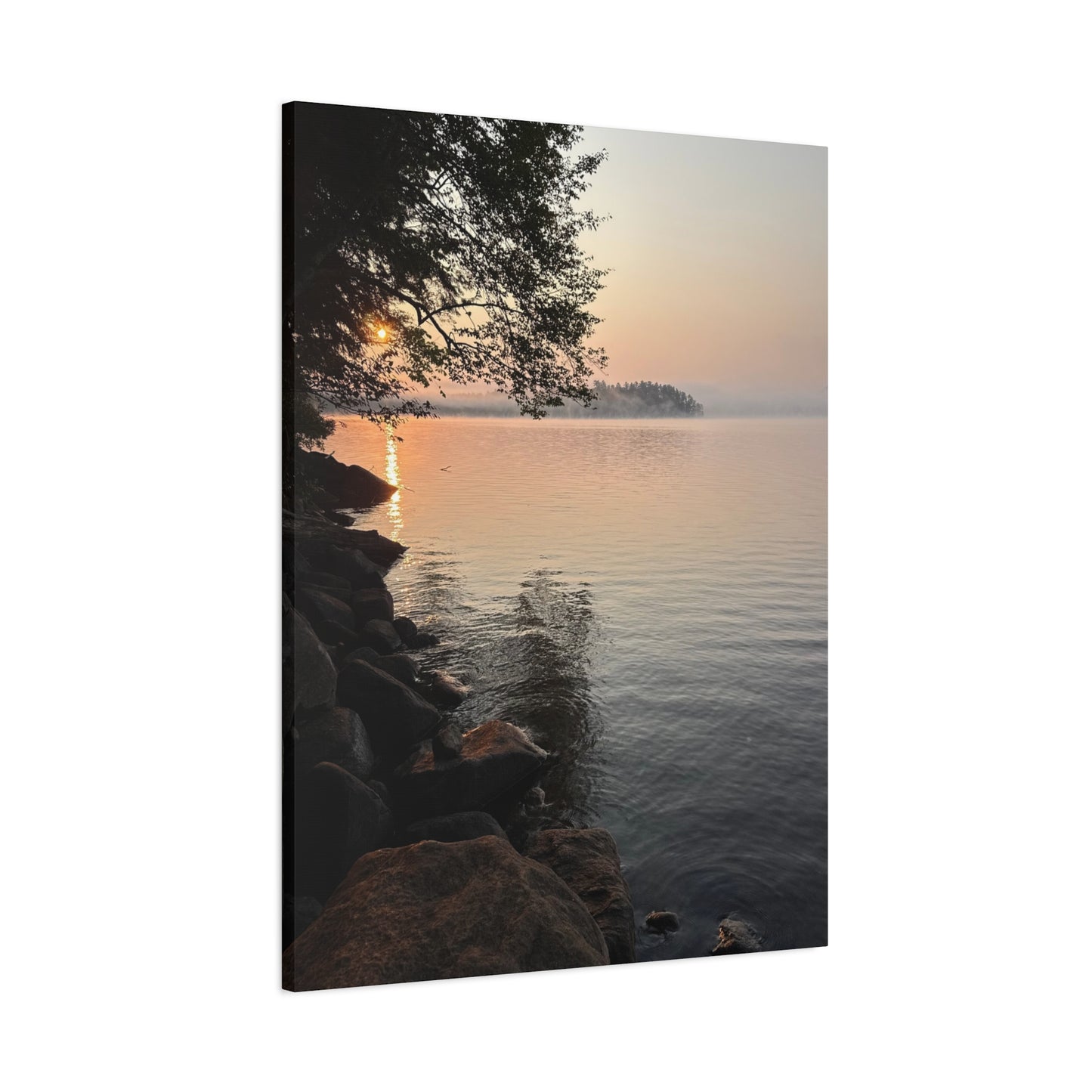 Sunrise on the Lake - Canvas Print