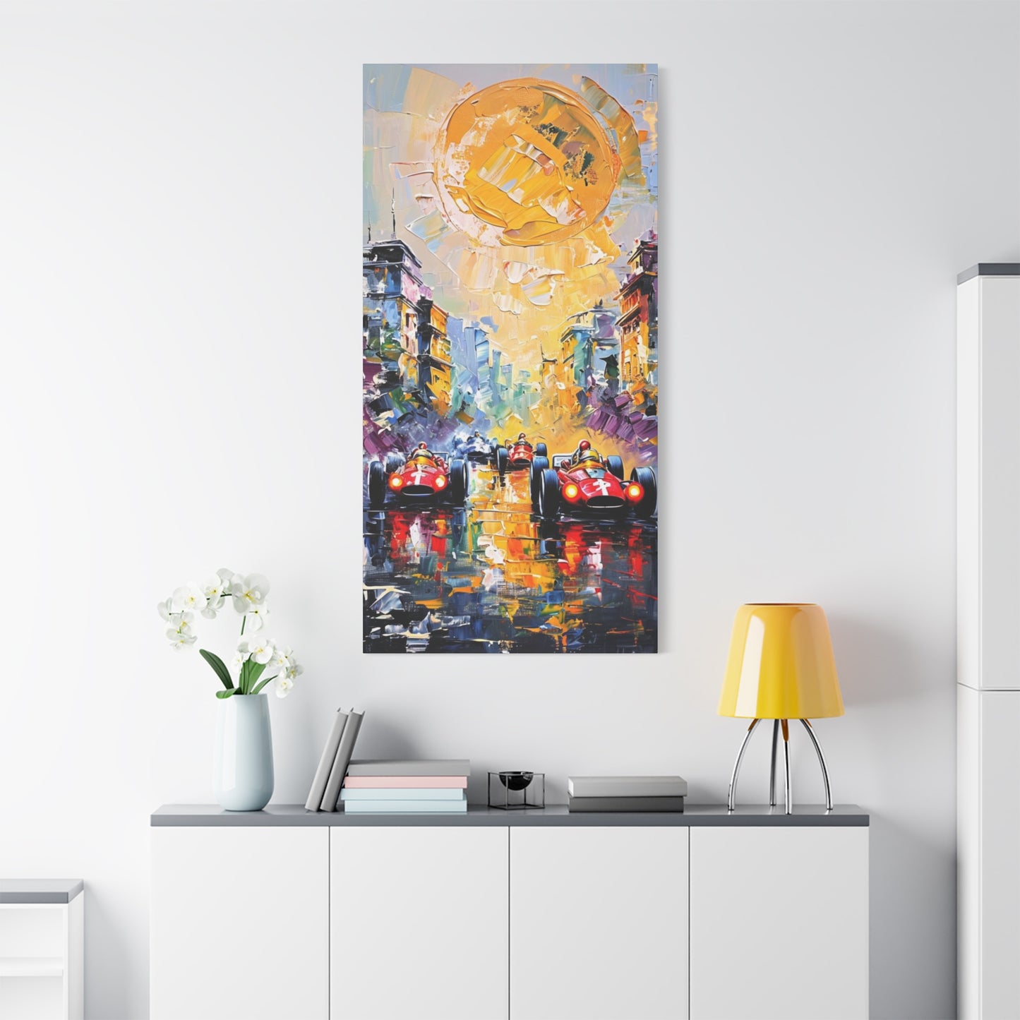 Vintage Formula One Canvas Print