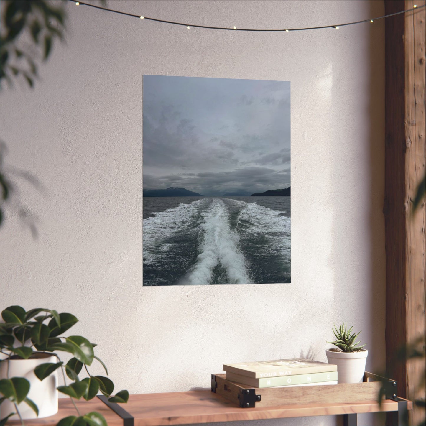 Dark and Wavy - Art Print