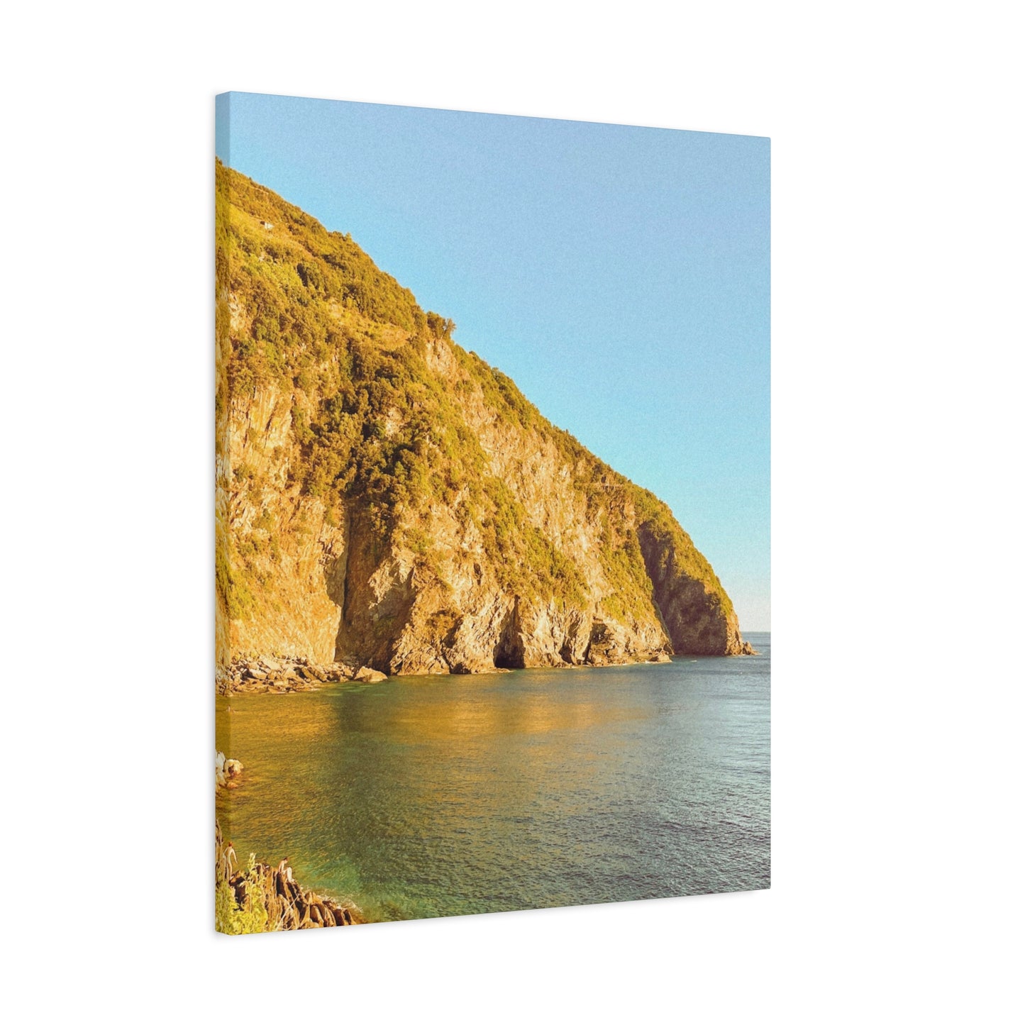 Cinque Terre Italy Cliffside Canvas Print