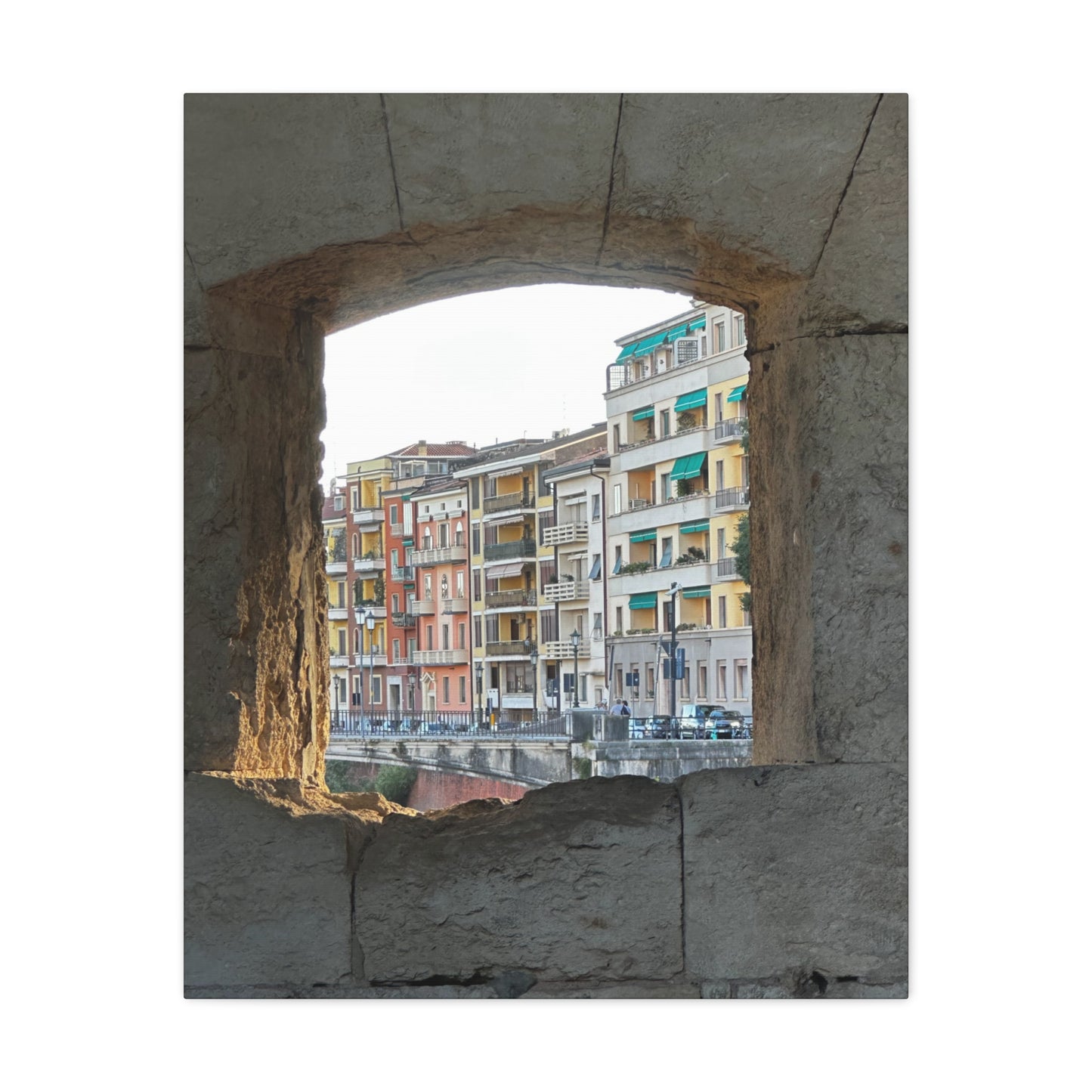 A Window Into Italy - Canvas Print