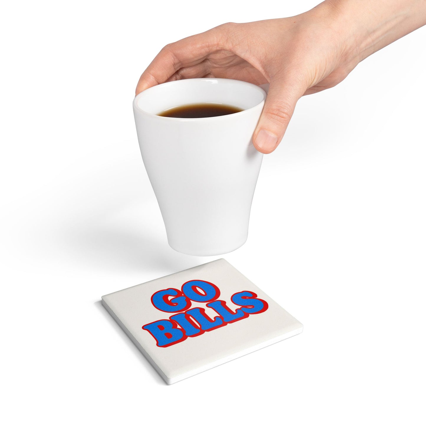 Go Bills Ceramic Coaster