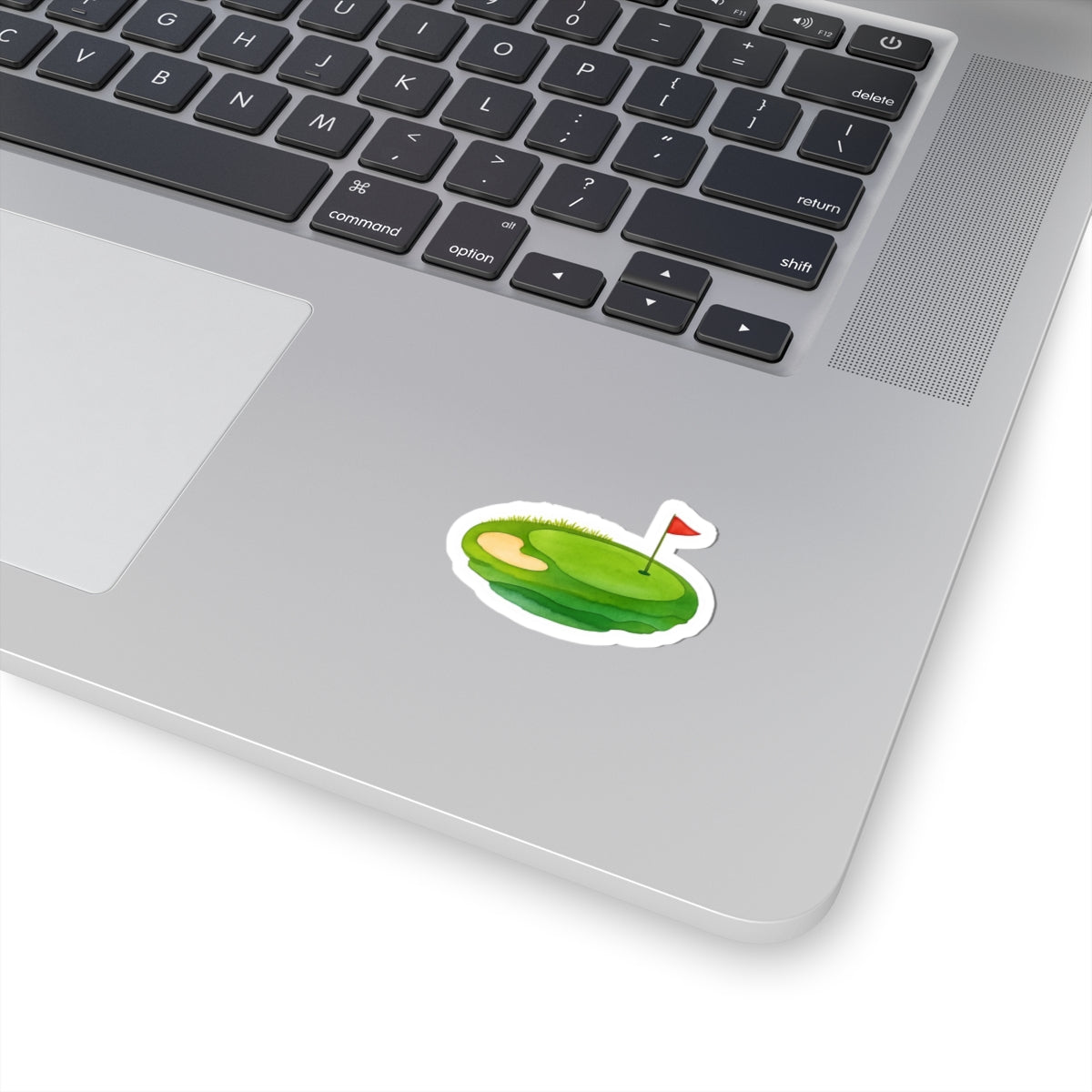 Golf Green Hole-in-One Kiss-Cut Sticker