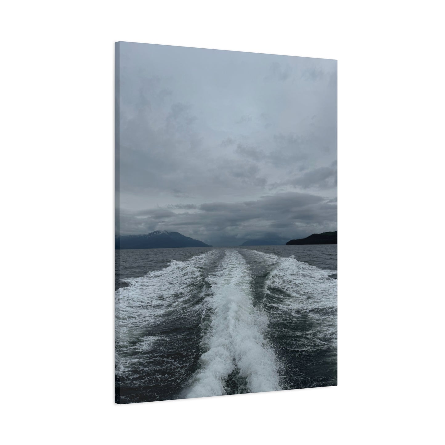 Dark and Wavy - Canvas Print