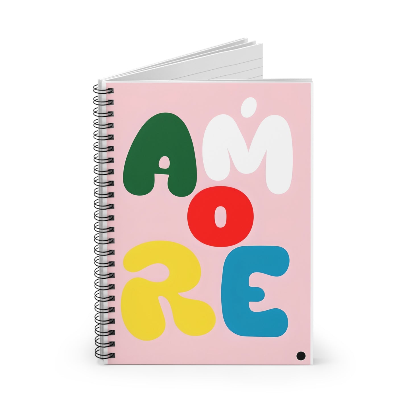 Italian Amore Spiral Notebook