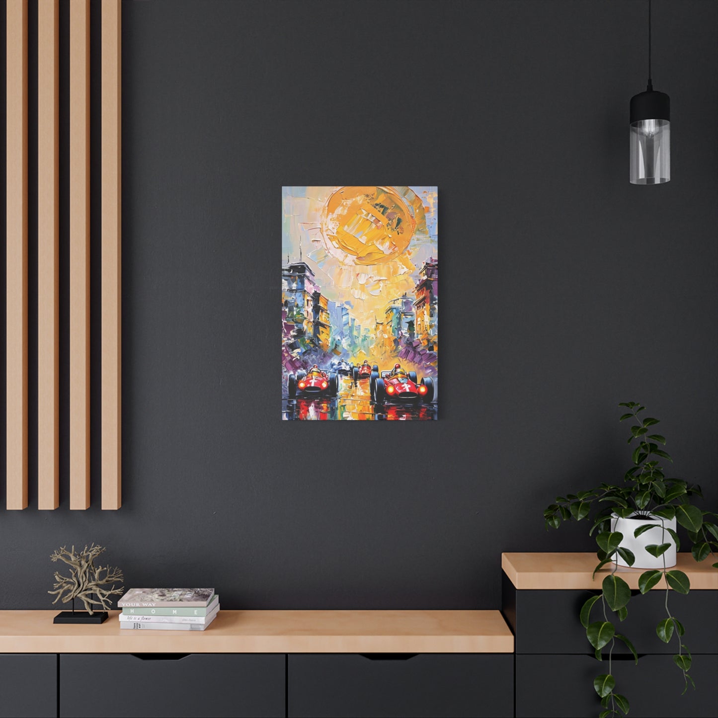 Vintage Formula One Canvas Print