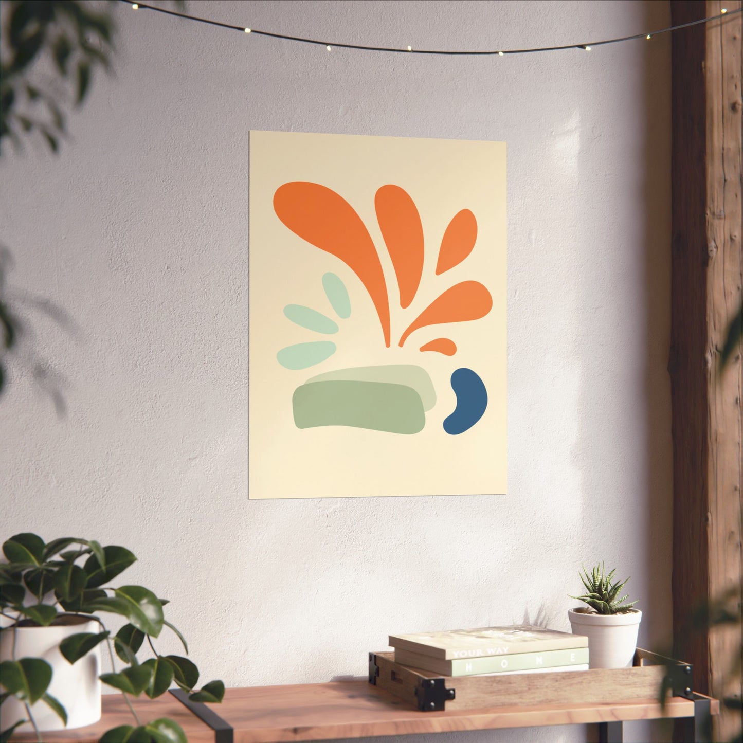 Abstract Art - Hand-Drawn Art Print - The Argyle Market Original #2, Minimalistic Art, Minimalist, Hand-Drawn Art