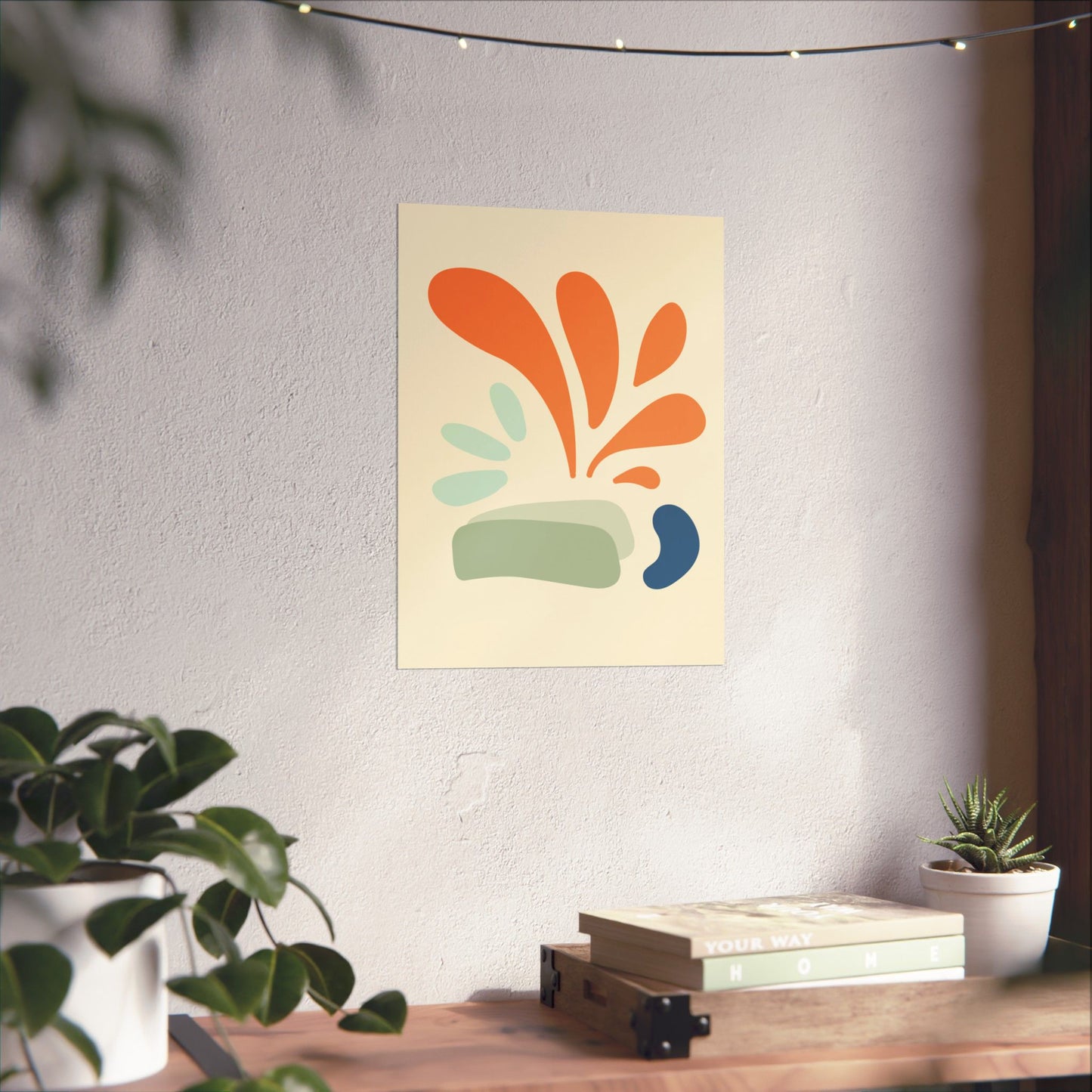 Abstract Art - Hand-Drawn Art Print - The Argyle Market Original #2, Minimalistic Art, Minimalist, Hand-Drawn Art