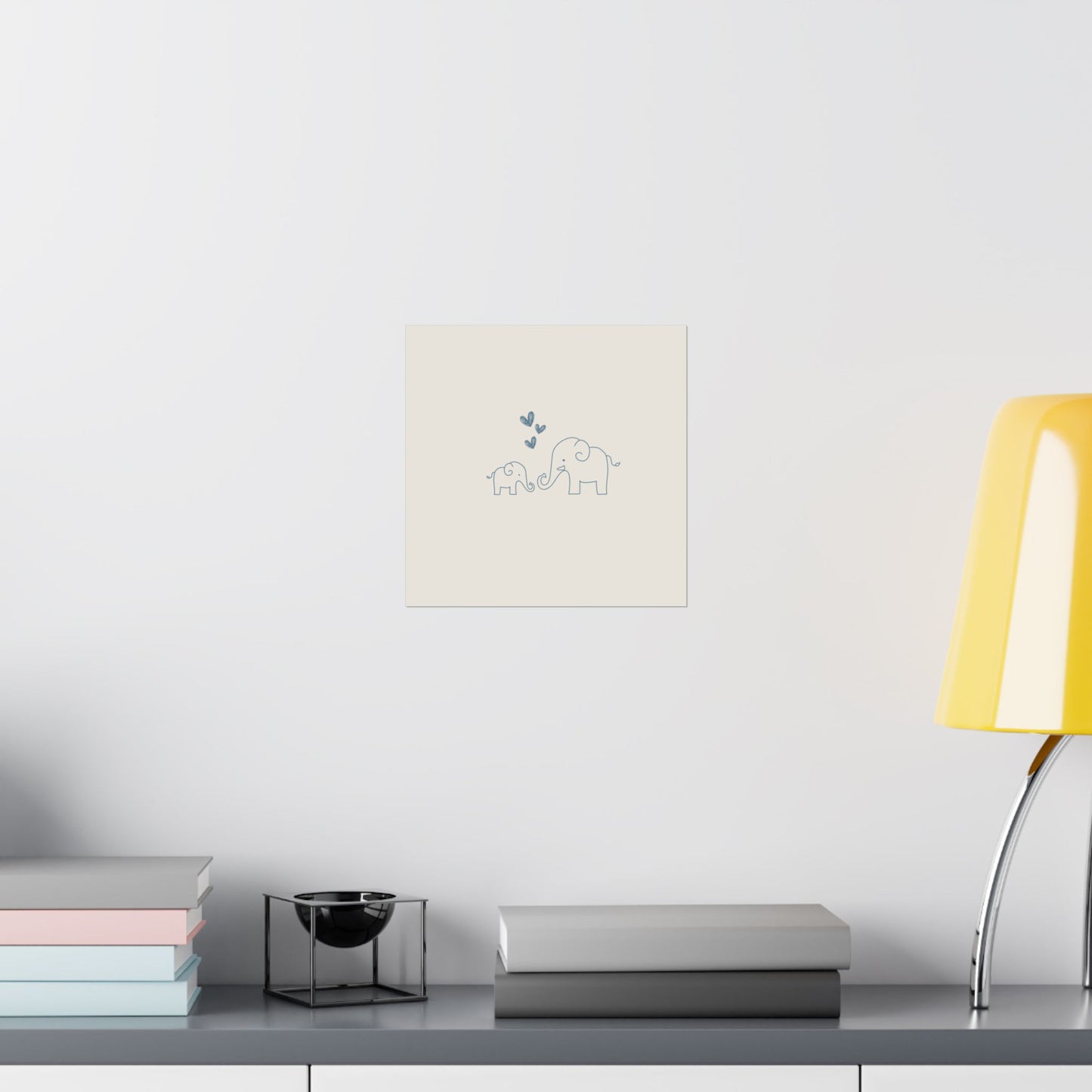 Elephant Kiss Print