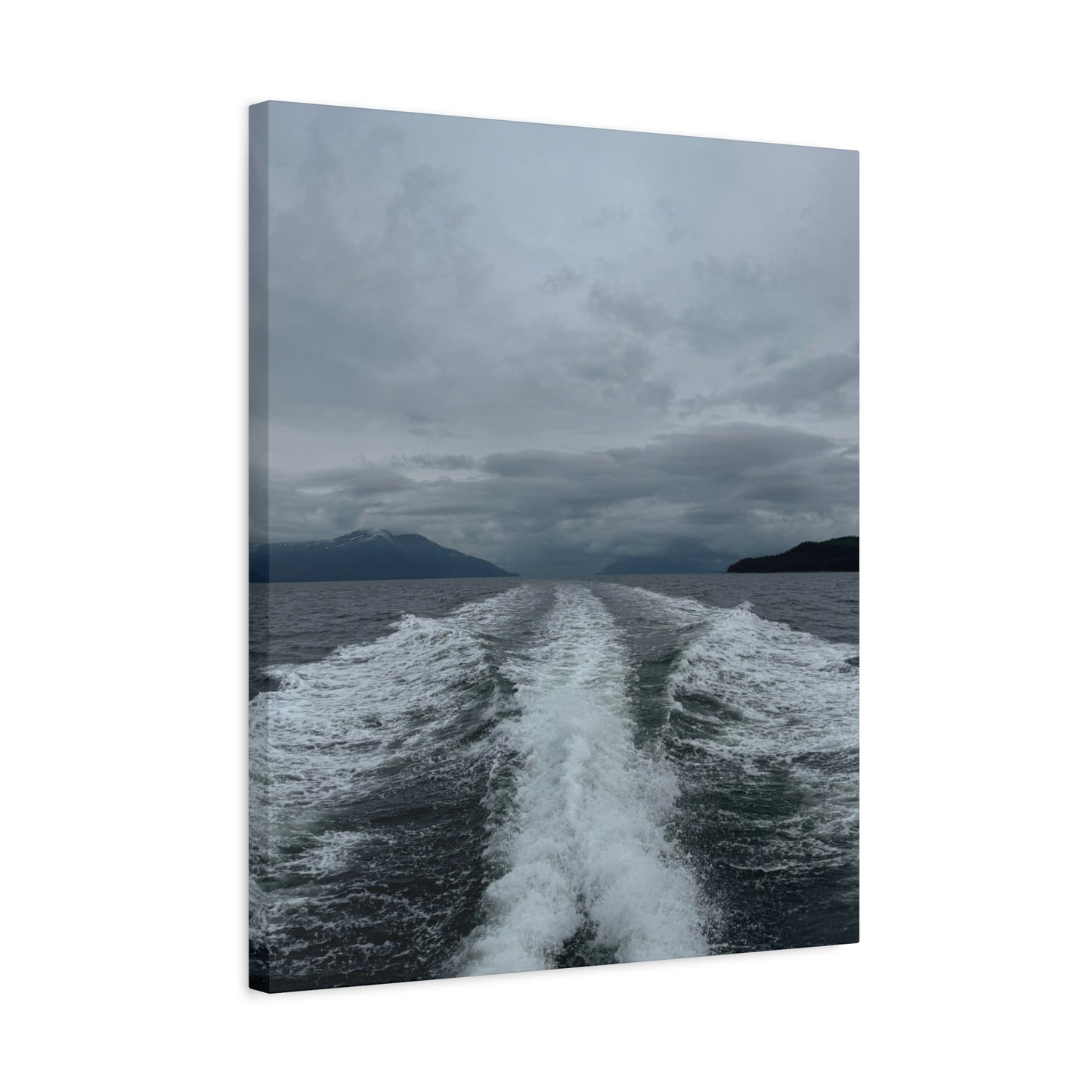 Dark and Wavy - Canvas Print