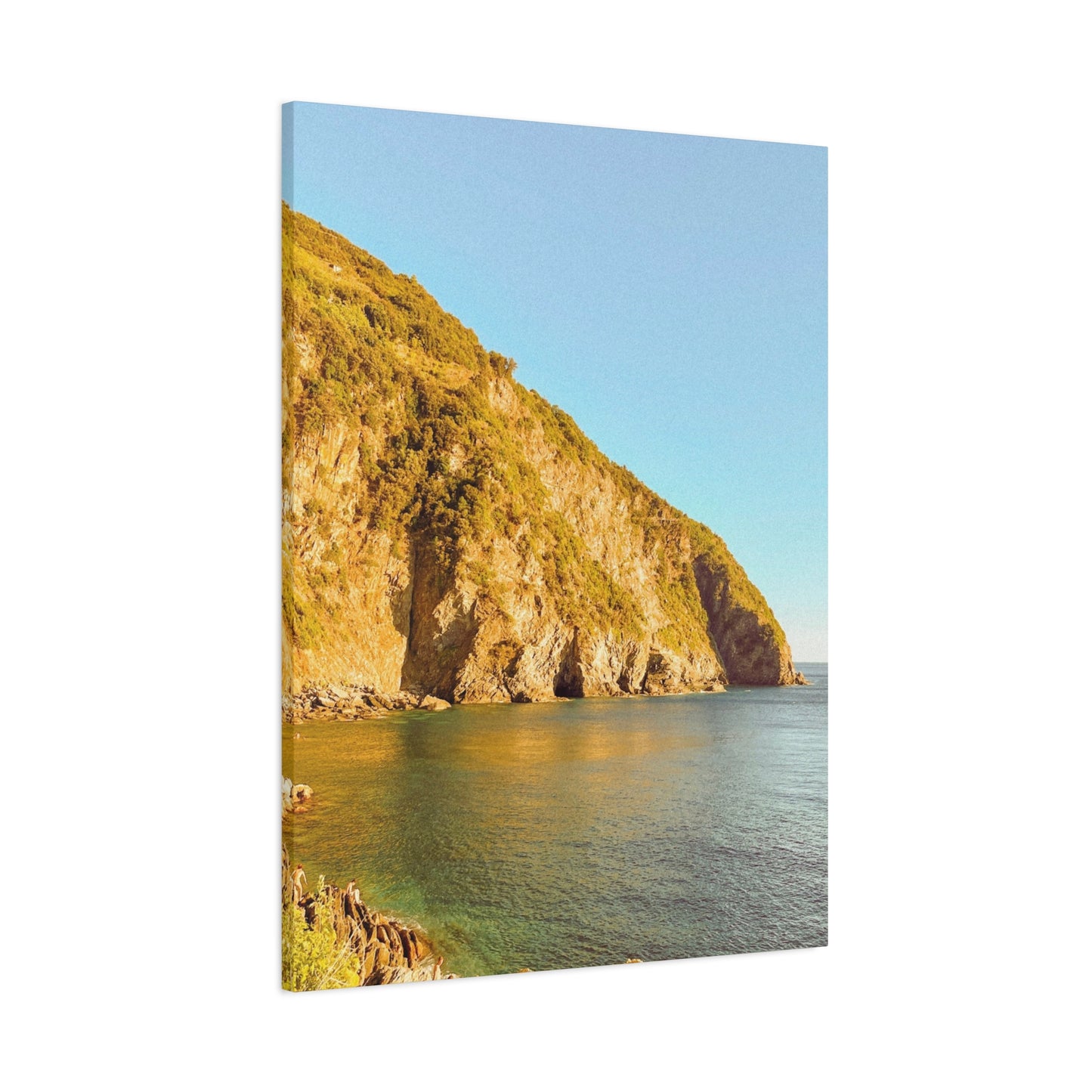 Cinque Terre Italy Cliffside Canvas Print