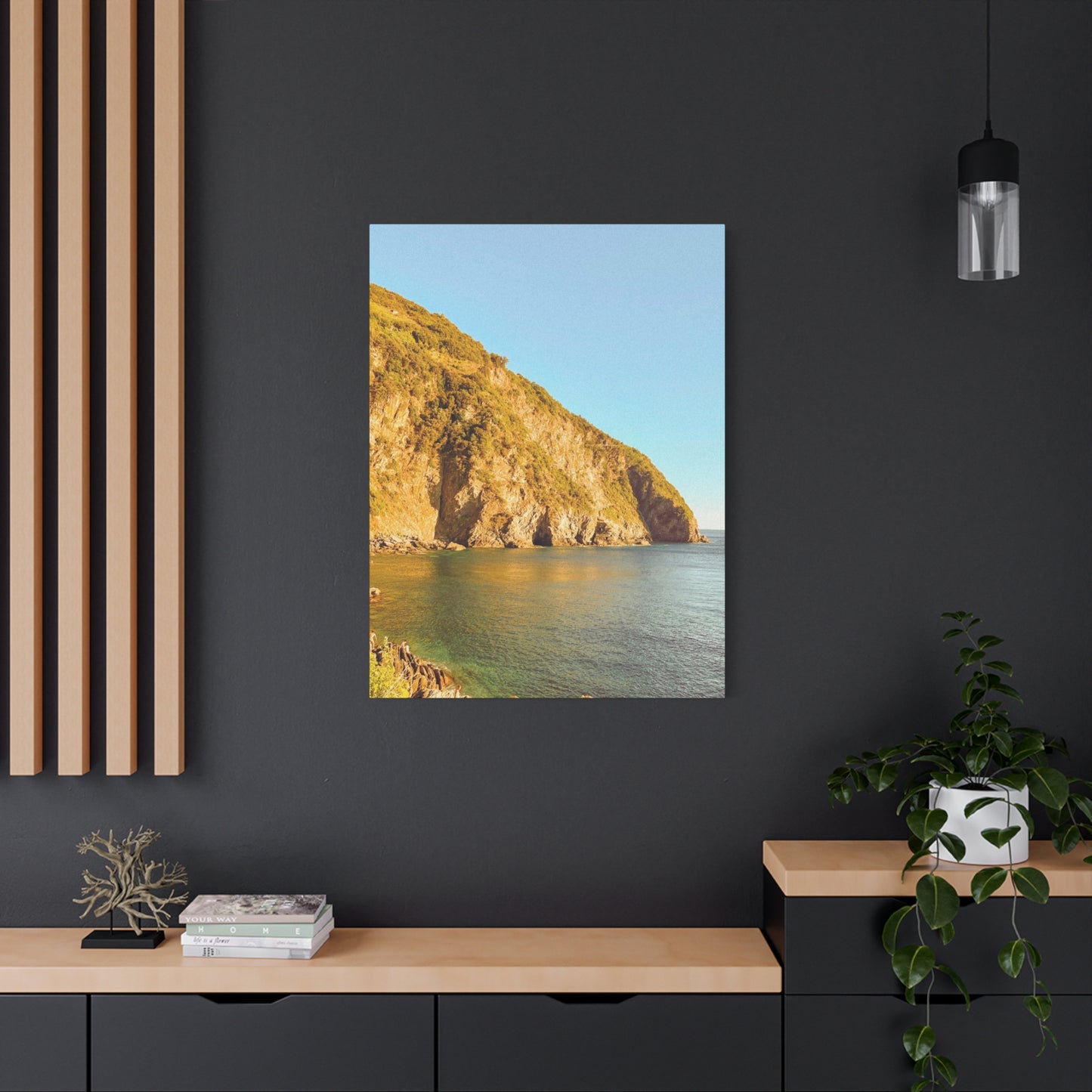 Cinque Terre Italy Cliffside Canvas Print
