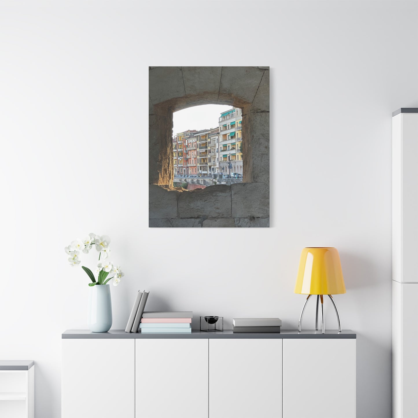 A Window Into Italy - Canvas Print