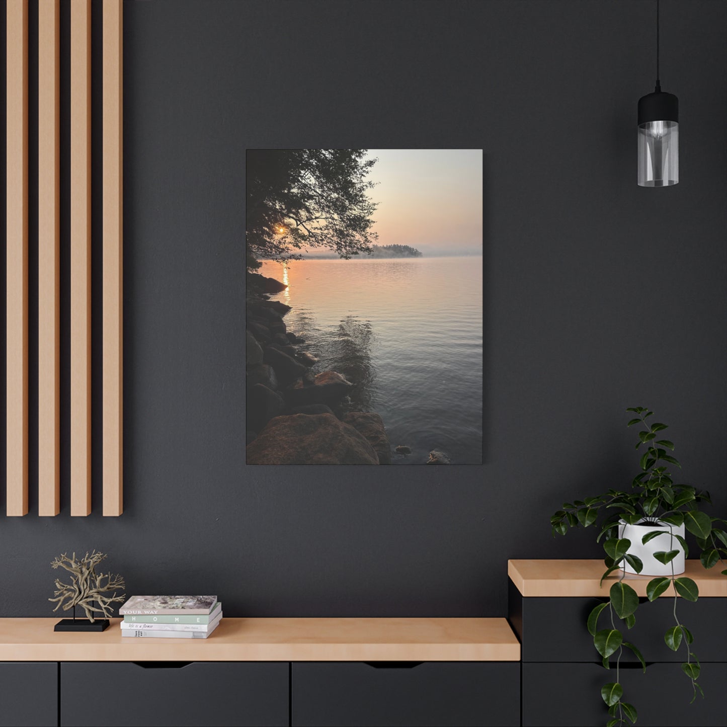 Sunrise on the Lake - Canvas Print
