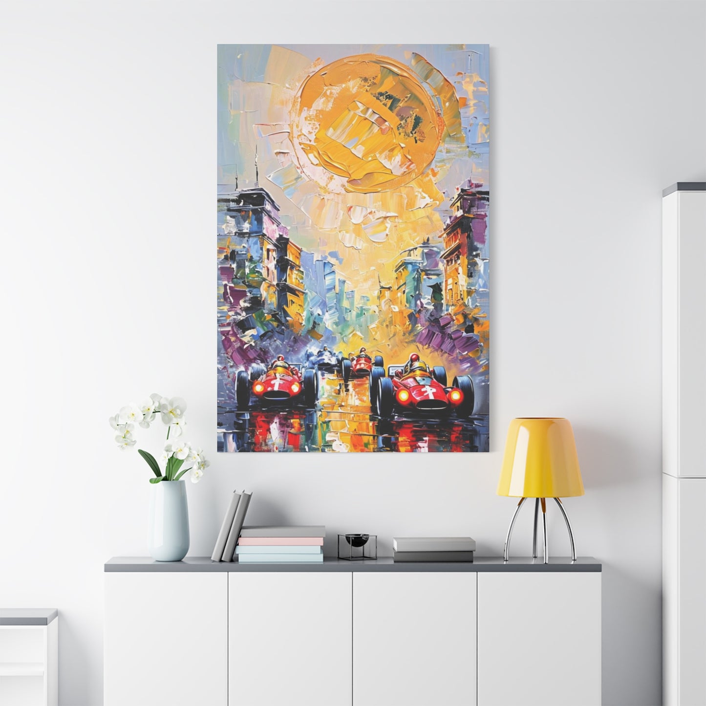 Vintage Formula One Canvas Print