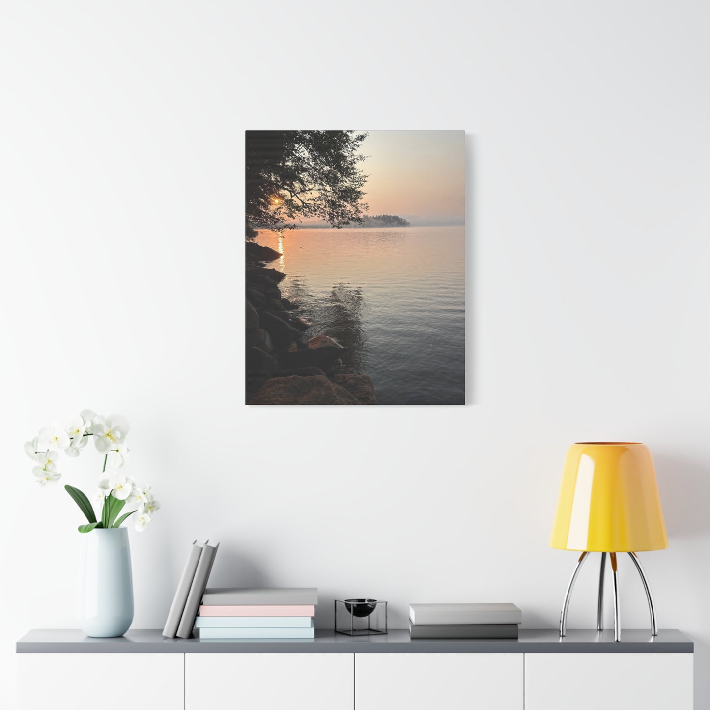 Sunrise on the Lake - Canvas Print