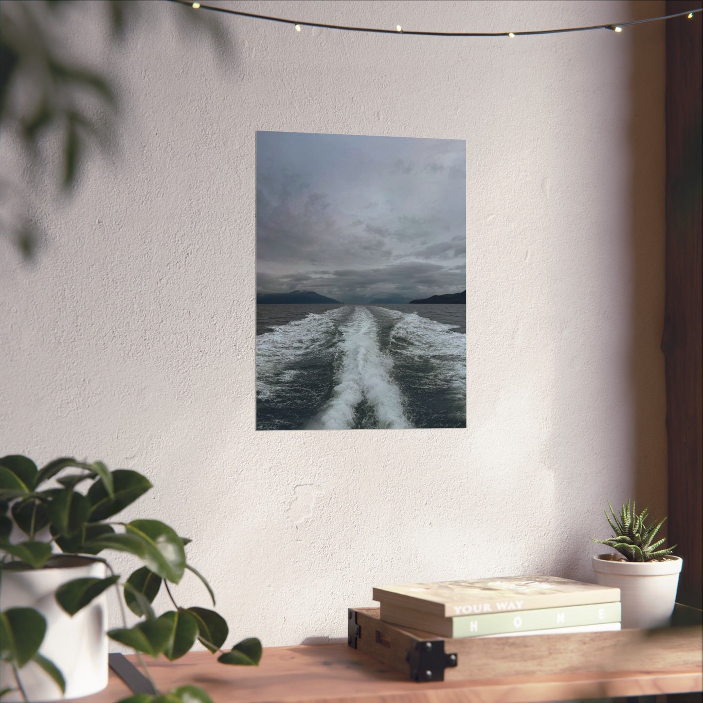Dark and Wavy - Art Print