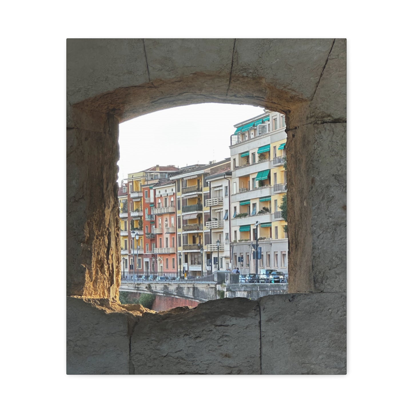 A Window Into Italy - Canvas Print