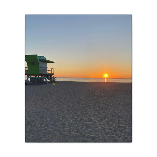 Beach Sunrise Canvas Print