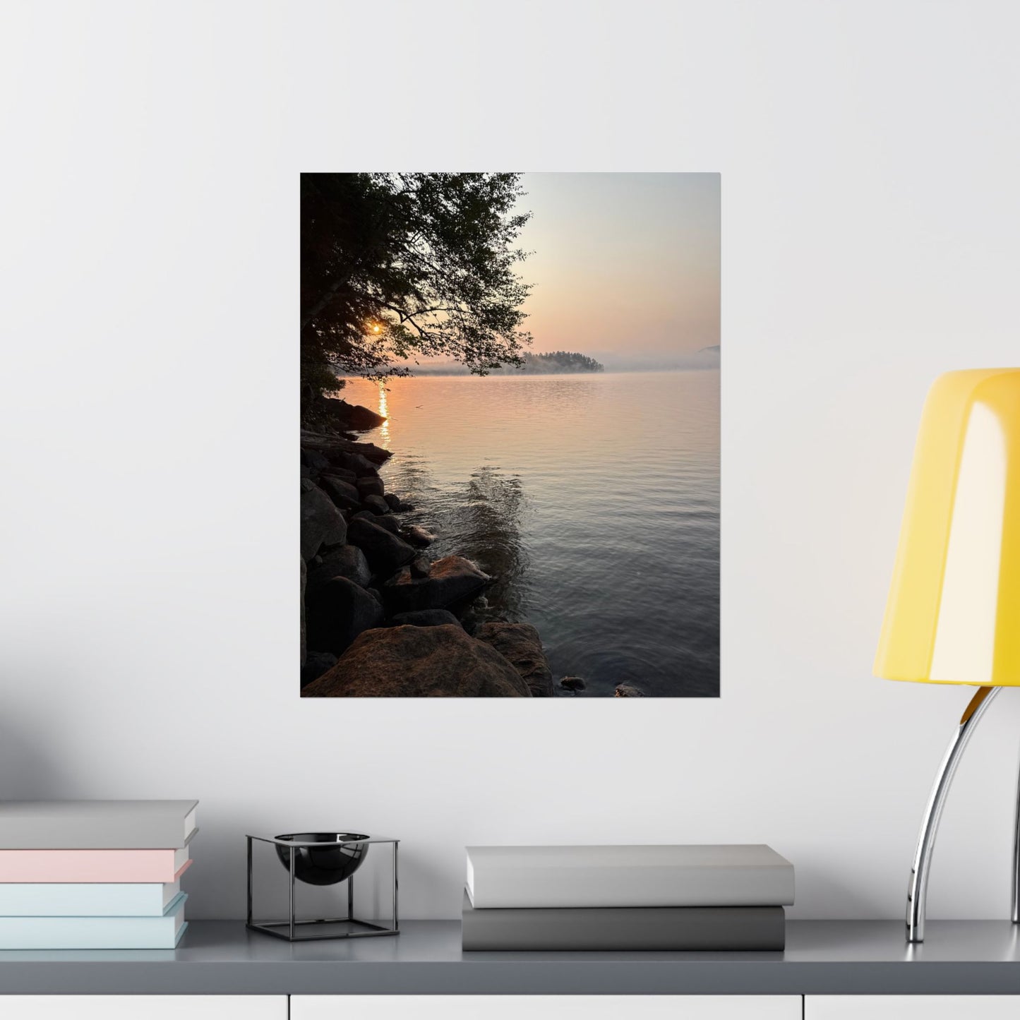 Sunrise on the Lake Art Print