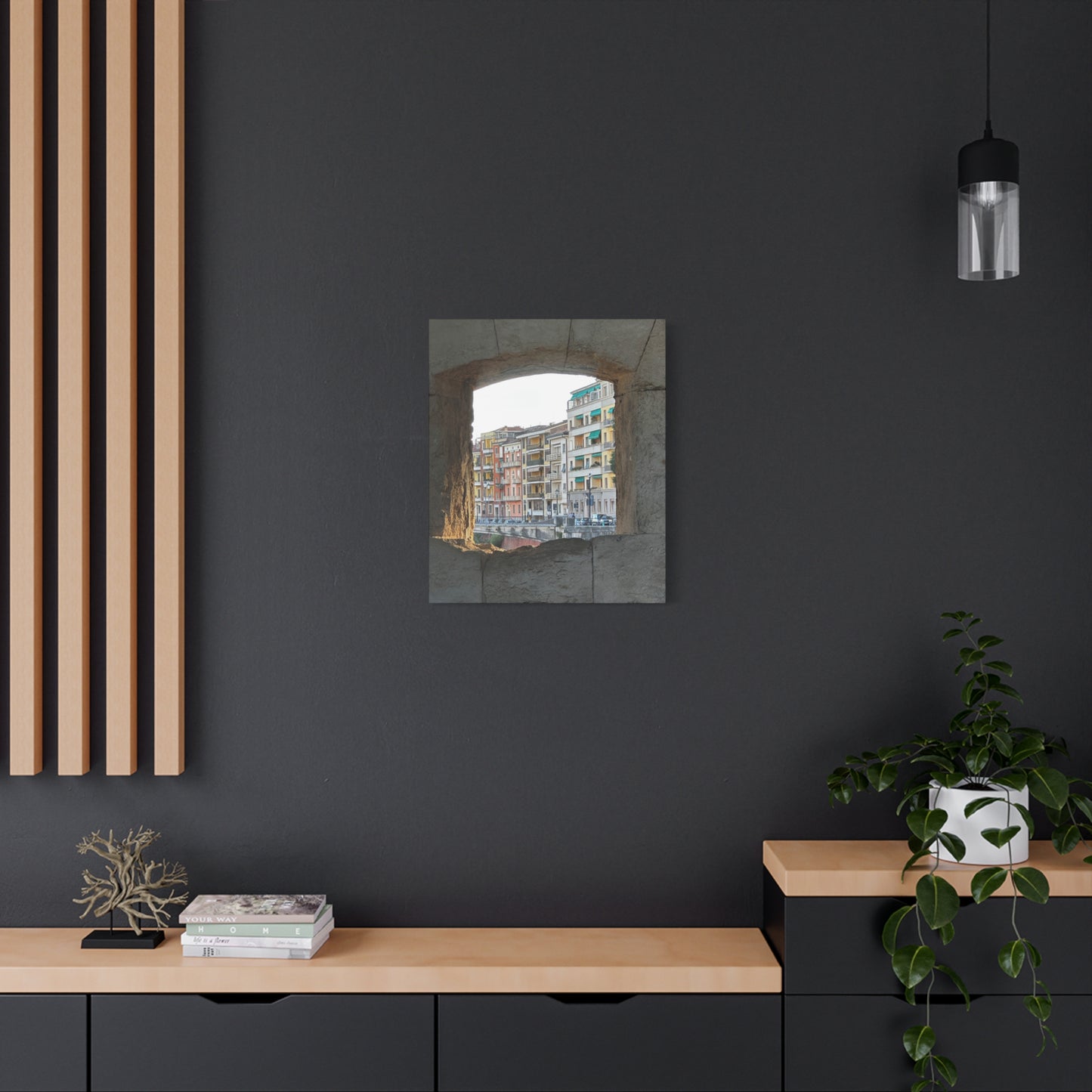 A Window Into Italy - Canvas Print