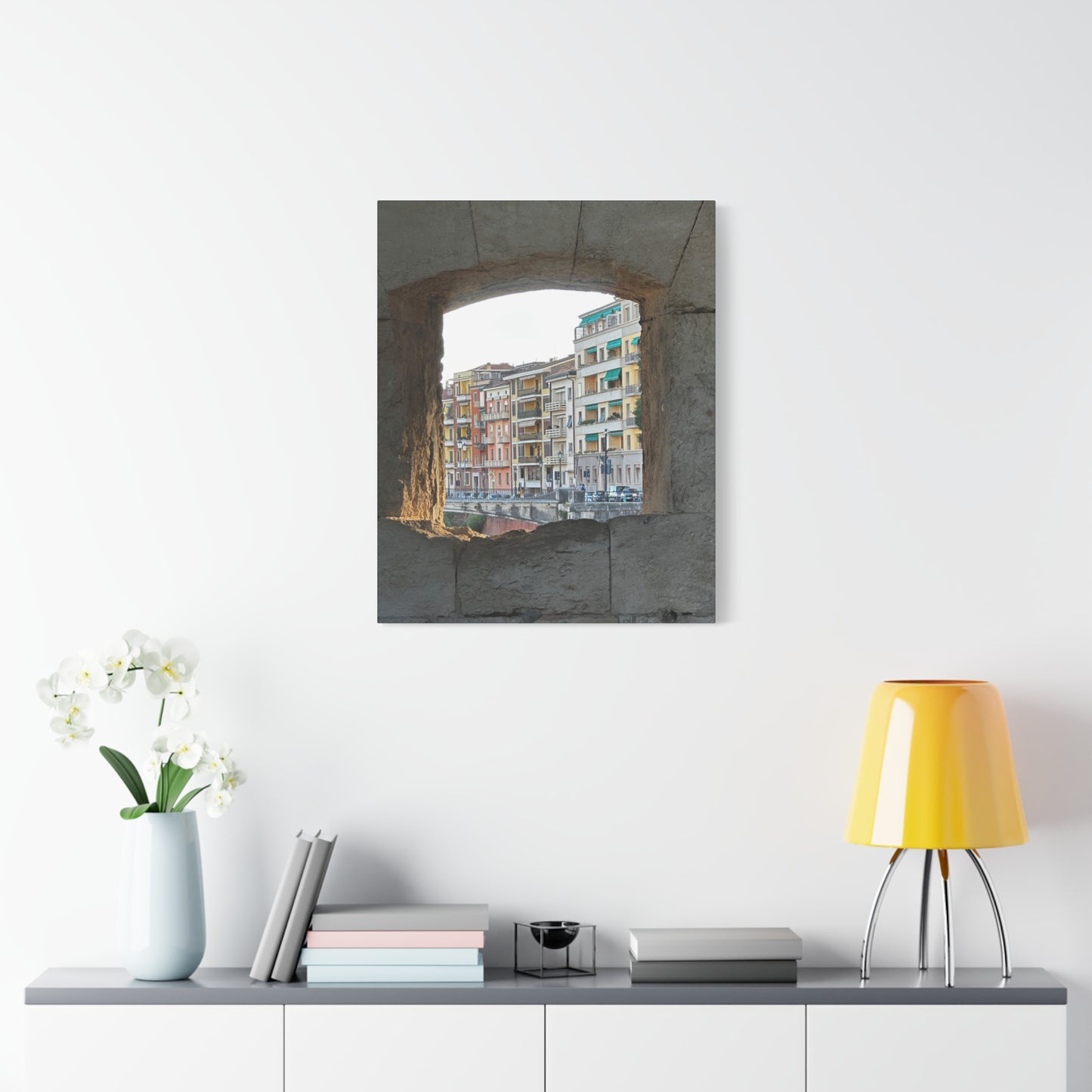 A Window Into Italy - Canvas Print