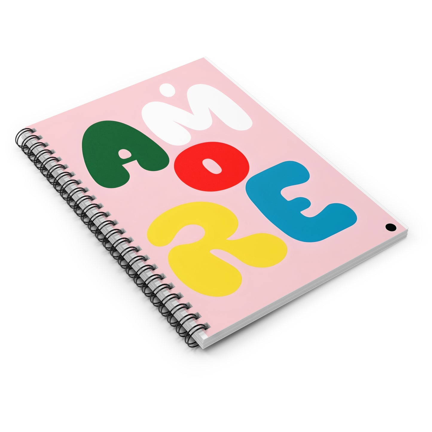 Italian Amore Spiral Notebook