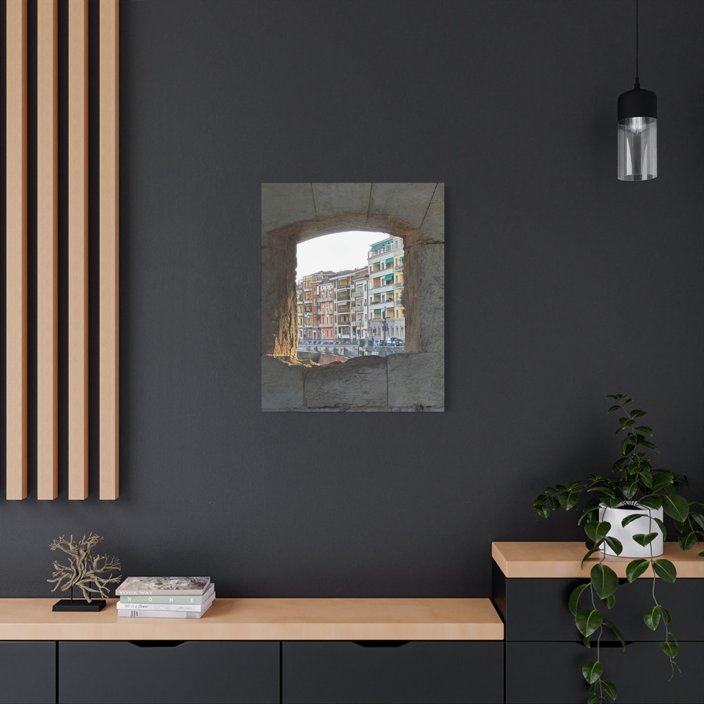 A Window Into Italy - Canvas Print
