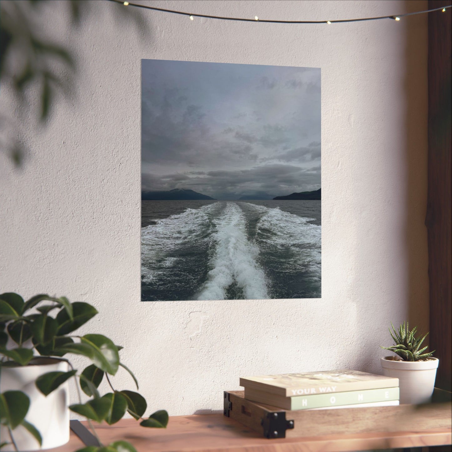 Dark and Wavy - Art Print