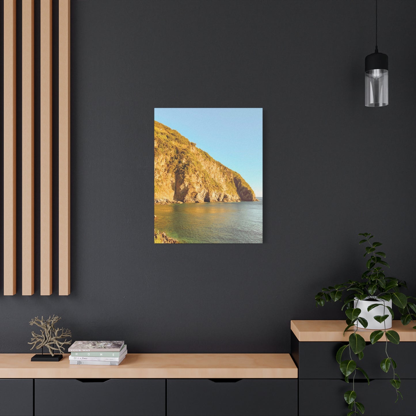 Cinque Terre Italy Cliffside Canvas Print