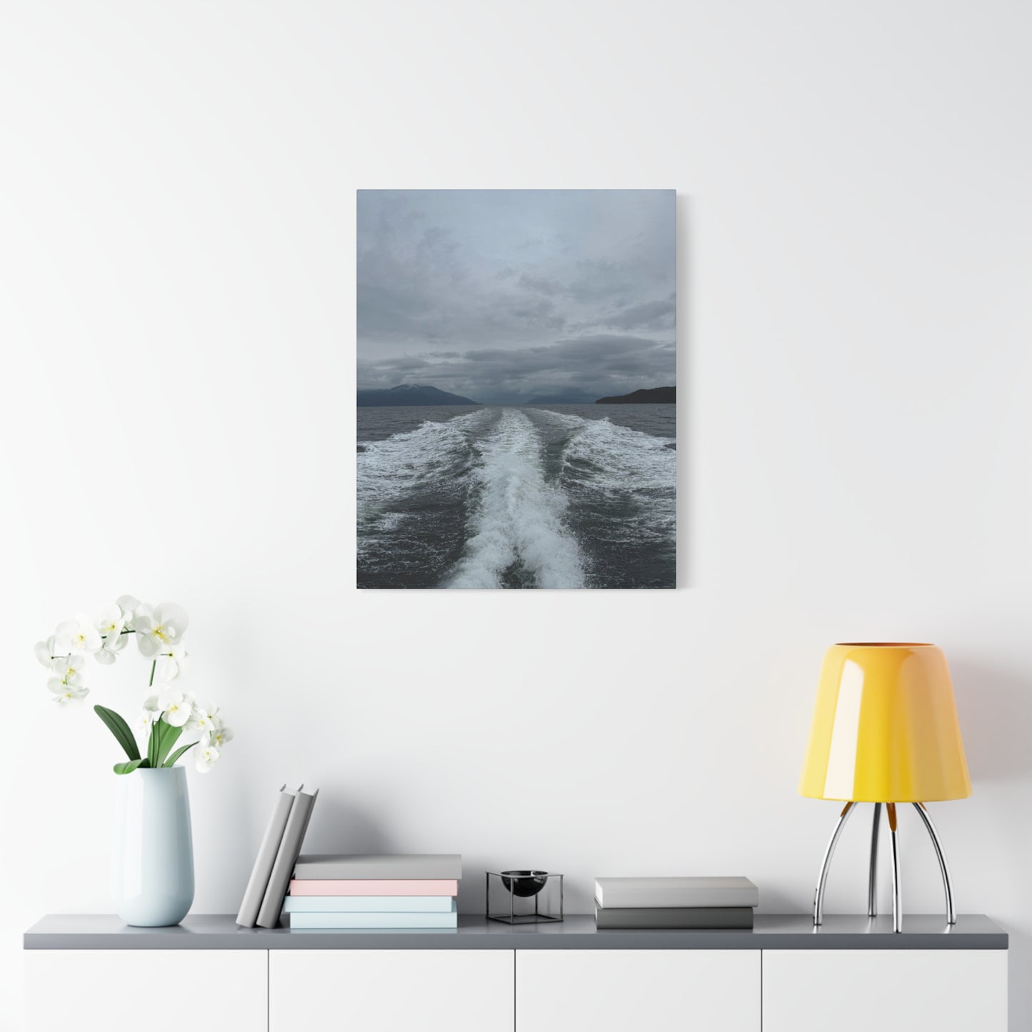Dark and Wavy - Canvas Print