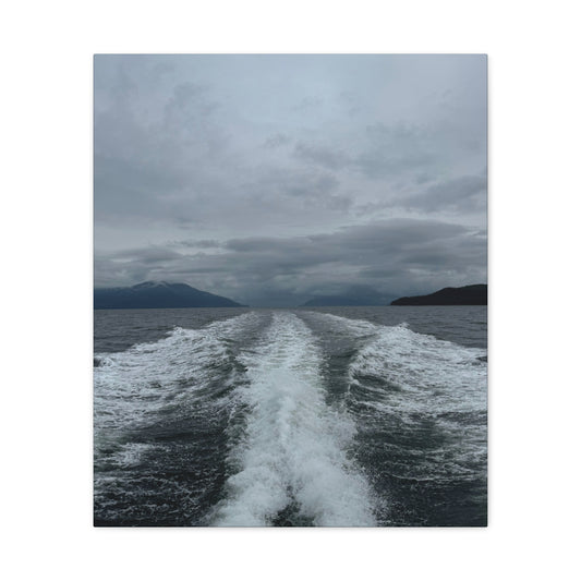 Dark and Wavy - Canvas Print