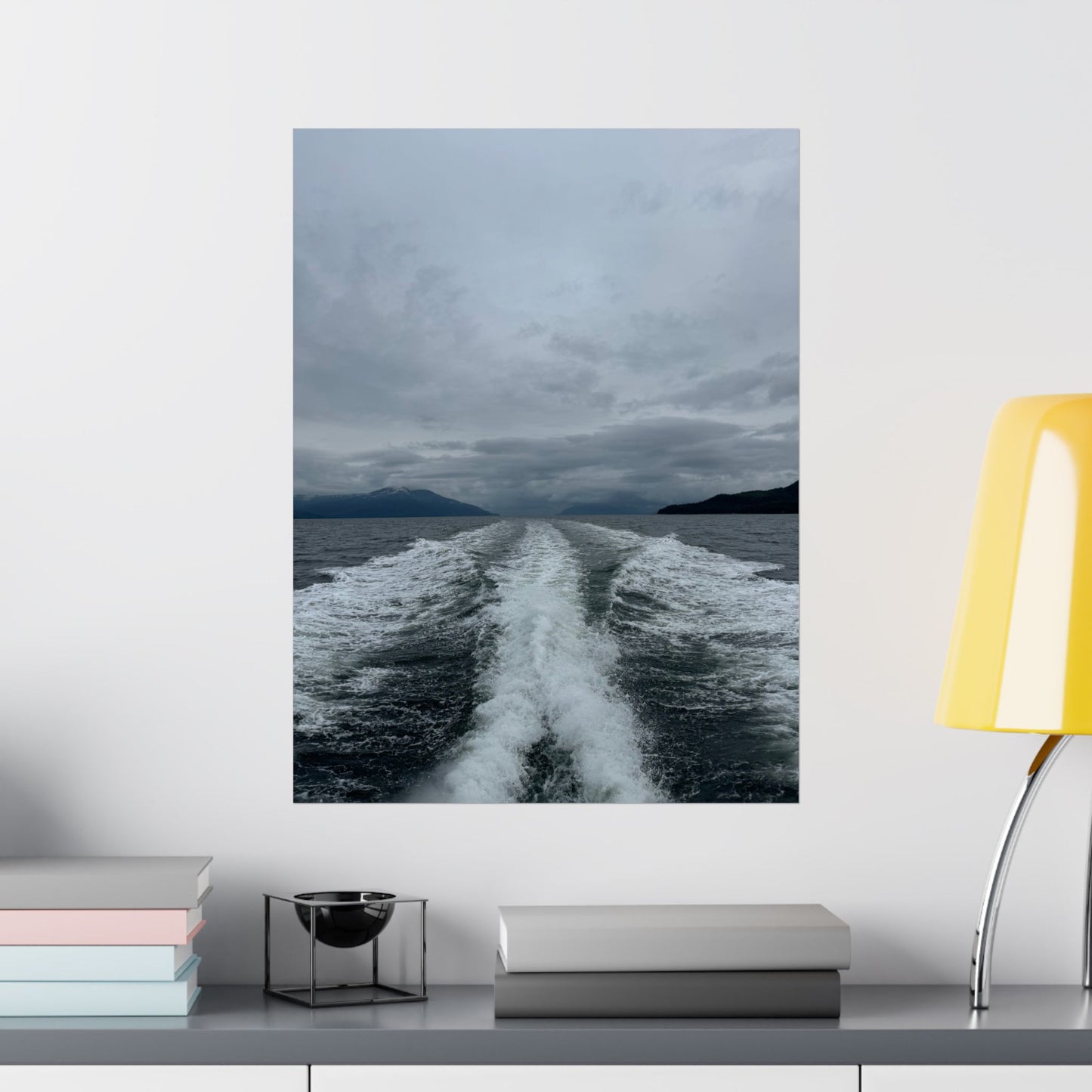 Dark and Wavy - Art Print